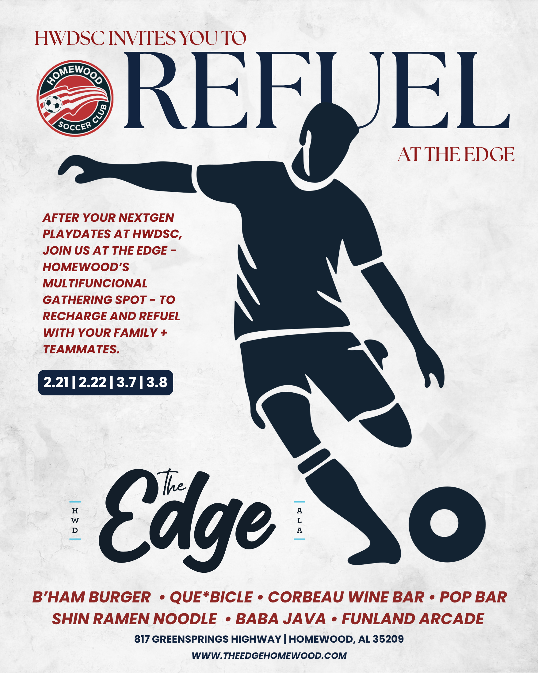 Homewood Soccer Club and The Edge