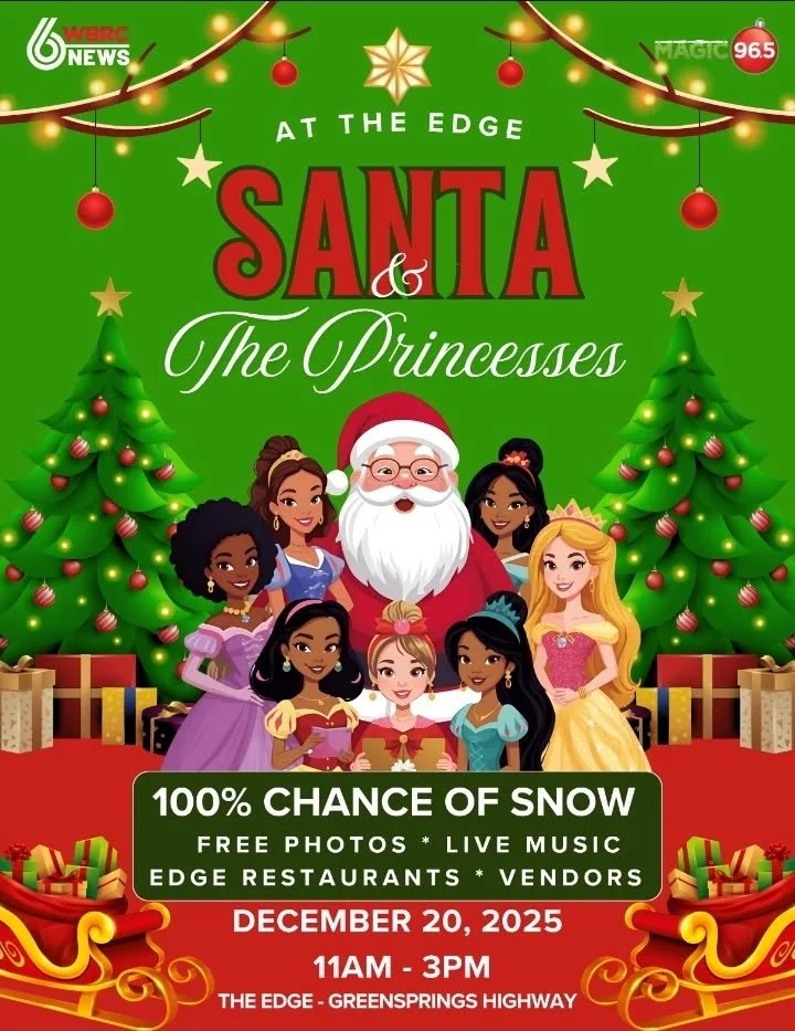 Santa & The Princesses at The Edge