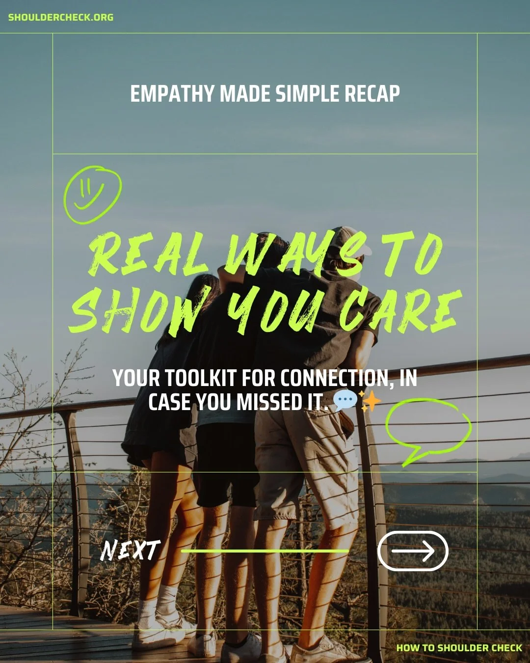 Empathy, Made Simple: Series Recap 🩵

Over the past few weeks, we&rsquo;ve been sharing ways to make Empathy Simple - from starting a group check-in to the best ways to follow up with someone you care about. Whether you saw these on your feed, share