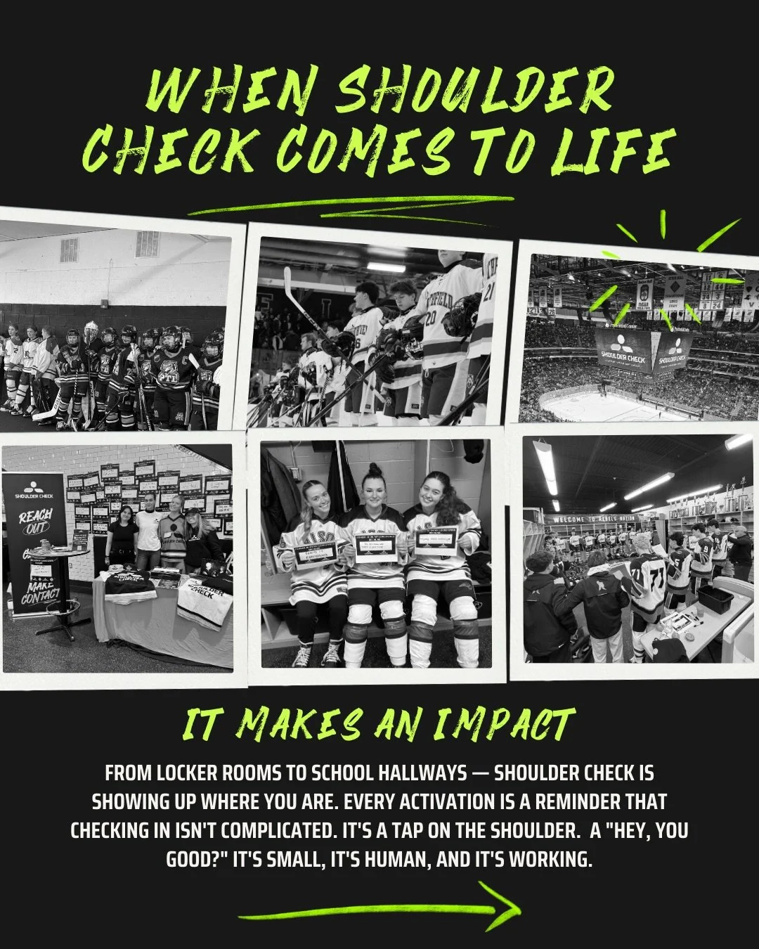 We&rsquo;ve been everywhere lately &mdash; and everywhere we go, we see the same thing. People who want to show up for each other. They just needed a nudge. 🤝 
150+ activations. Countless check-ins. One simple ask:&nbsp;hey, you good? 
📍 Darien. Ch