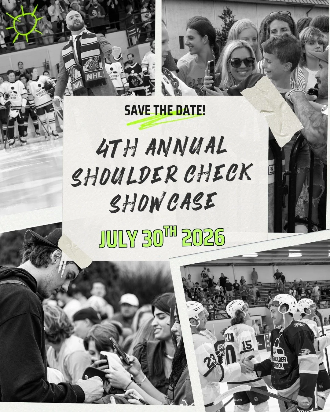 Mark your calendar. 🗓️

The Shoulder Check Showcase is back and bigger than ever this summer!

📍 Sacred Heart University - Martire Family Arena
📅 July 30th
🕓 4&ndash;6 PM Outside / 6&ndash;8 PM Inside

Live Band. Food stations. Beer garden. Playe