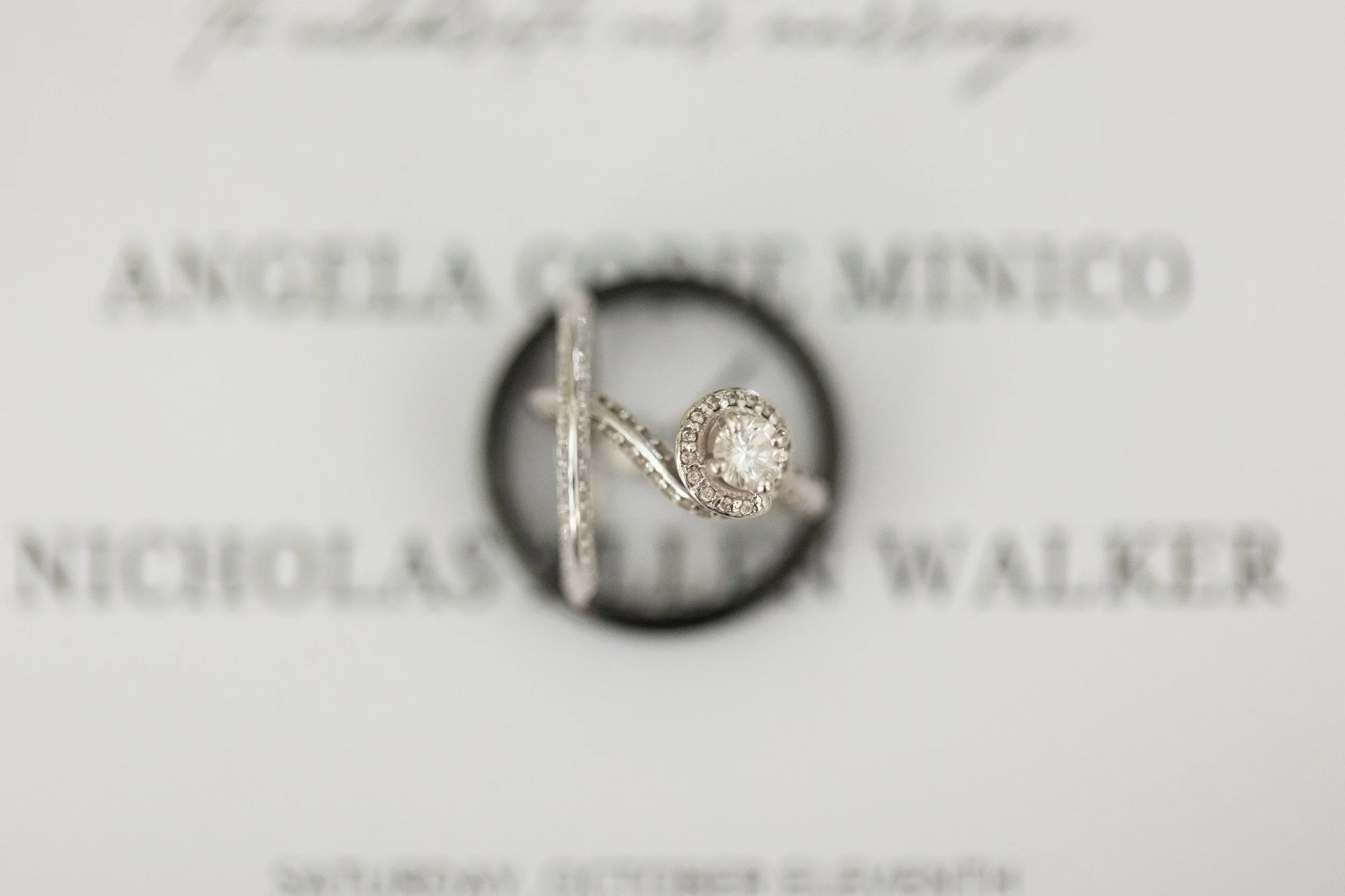 Classic Black + White October Wedding at The Gin on 391