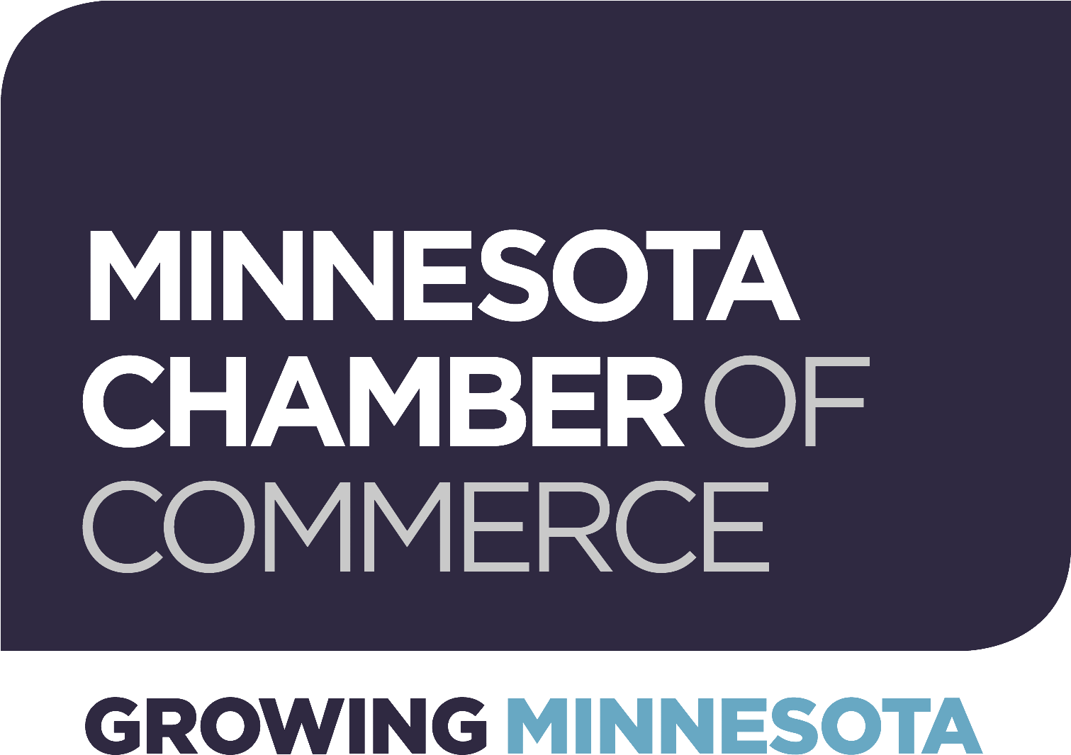 Logo of the Minnesota Chamber of Commerce with the slogan 'Growing Minnesota' at the bottom.