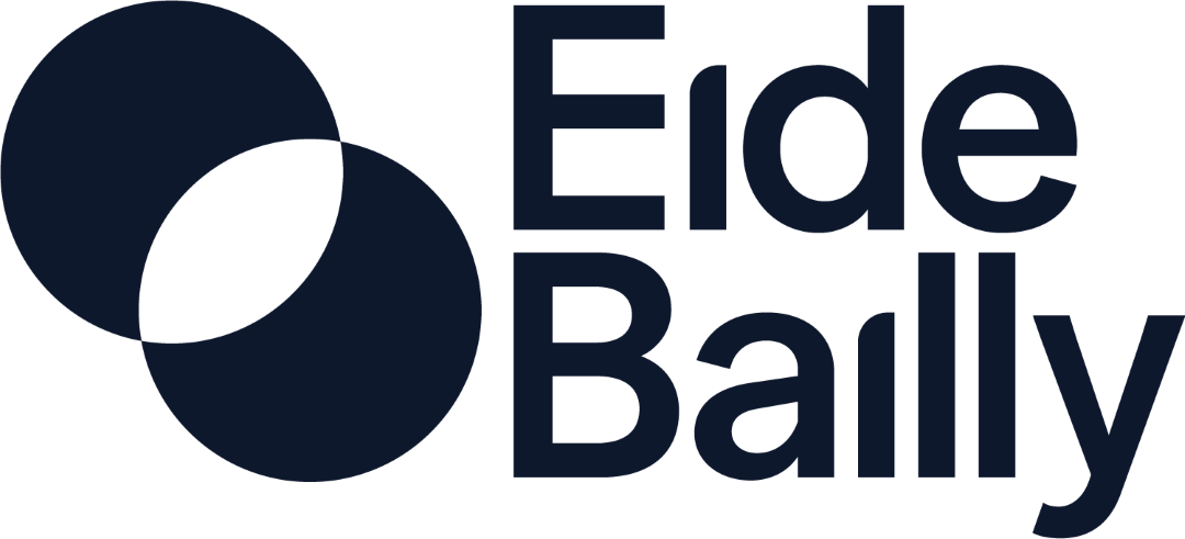 Eide Bailey logo with three overlapping dark blue circles and the company name in bold dark blue text.