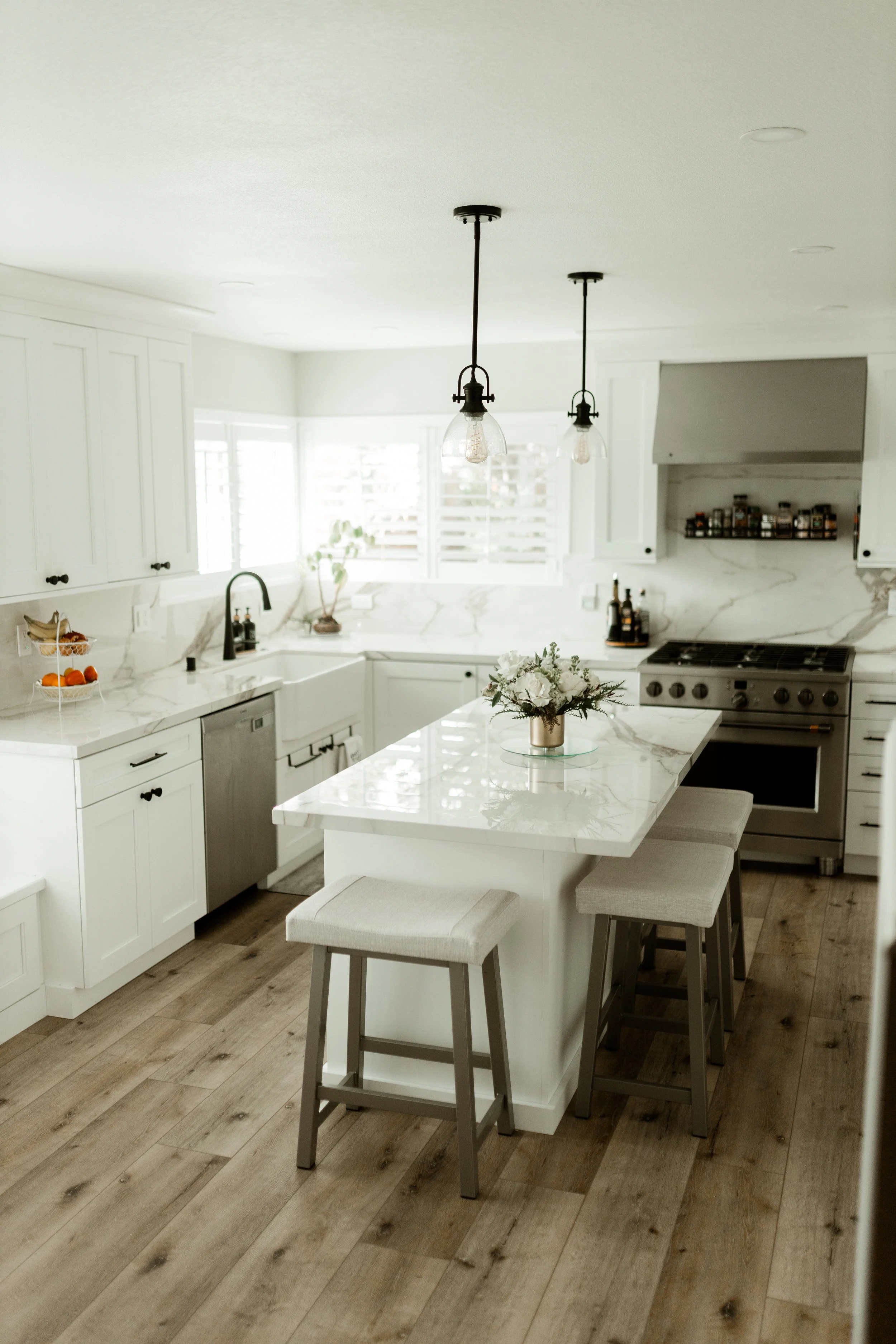 Bright Contemporary Traditional Kitchen Remodel by Benicia Home Improvement Center project photo