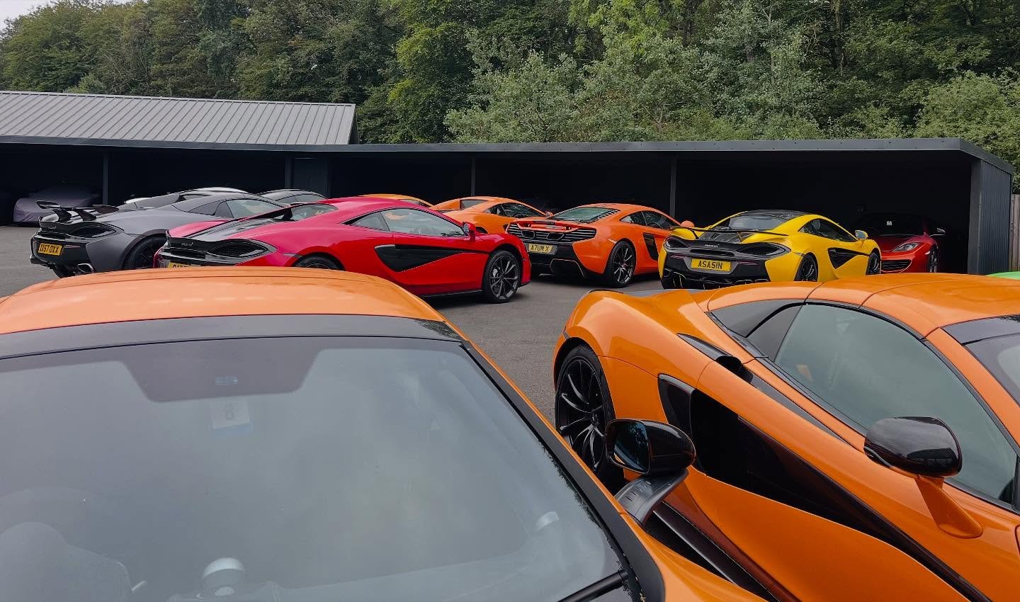 It&rsquo;s always good to visit our good friends at Thorney Motorsport. Nice to see such beautiful cars under our canopies&hellip;#modegardenrooms #thorneymotorsport #modecardens #gardenroom #mclaren
