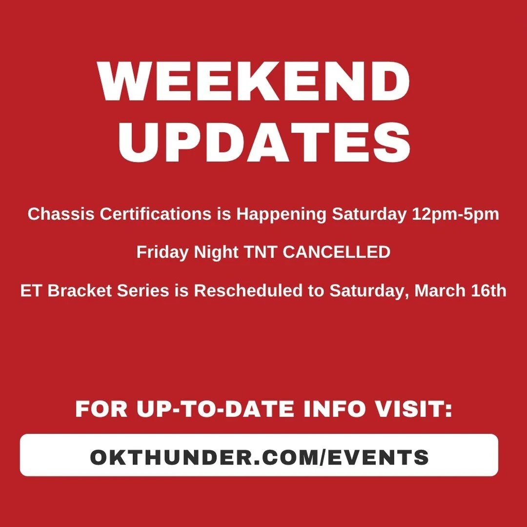 rescheduled ET Bracket Series Points Begin Thunder Valley Raceway rescheduled-et-bracket-series-points-begin-thunder-valley-raceway