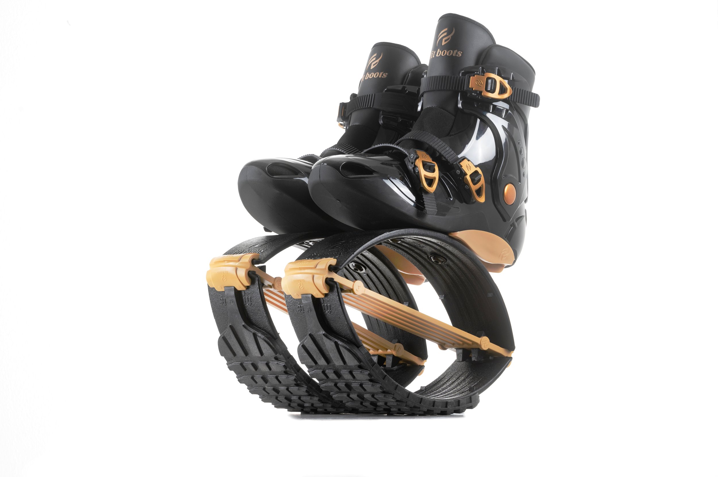 Fit Boots X-Bound (Black/Gold) 70-200 lbs — Boston Jumps
