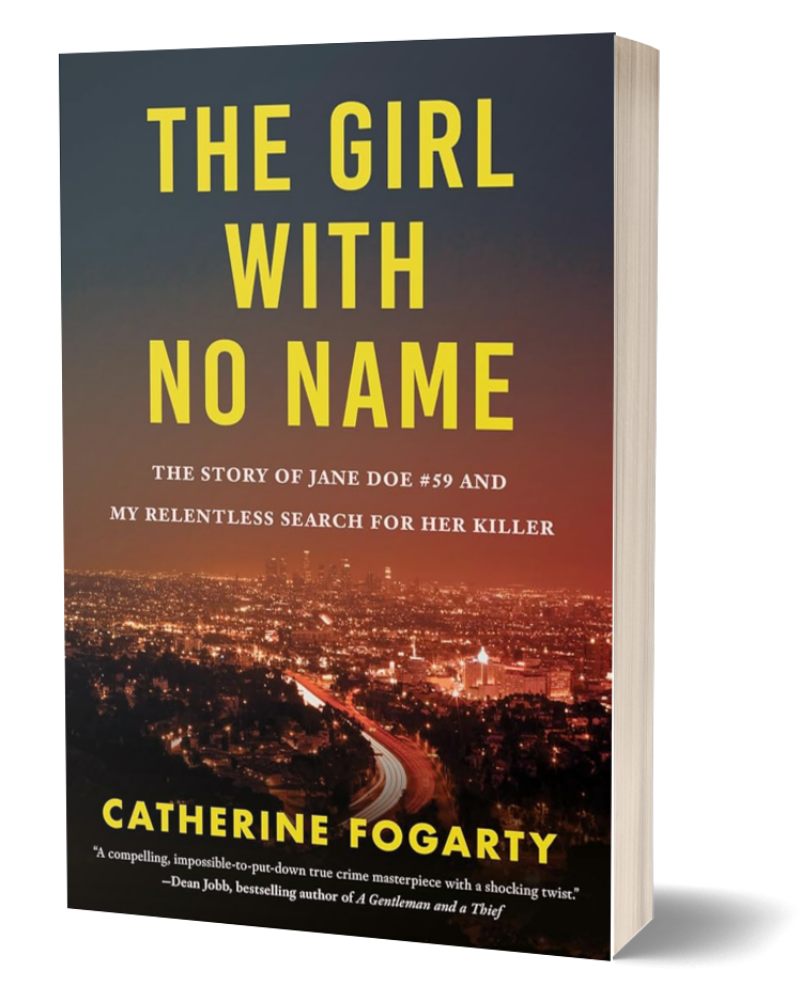 Paperback mockup of The Girl With No Name by Catherine Fogarty