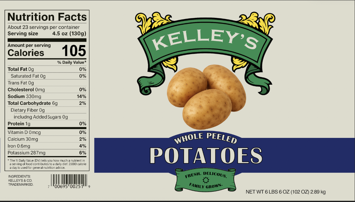 Canned Potatoes (10 oz)