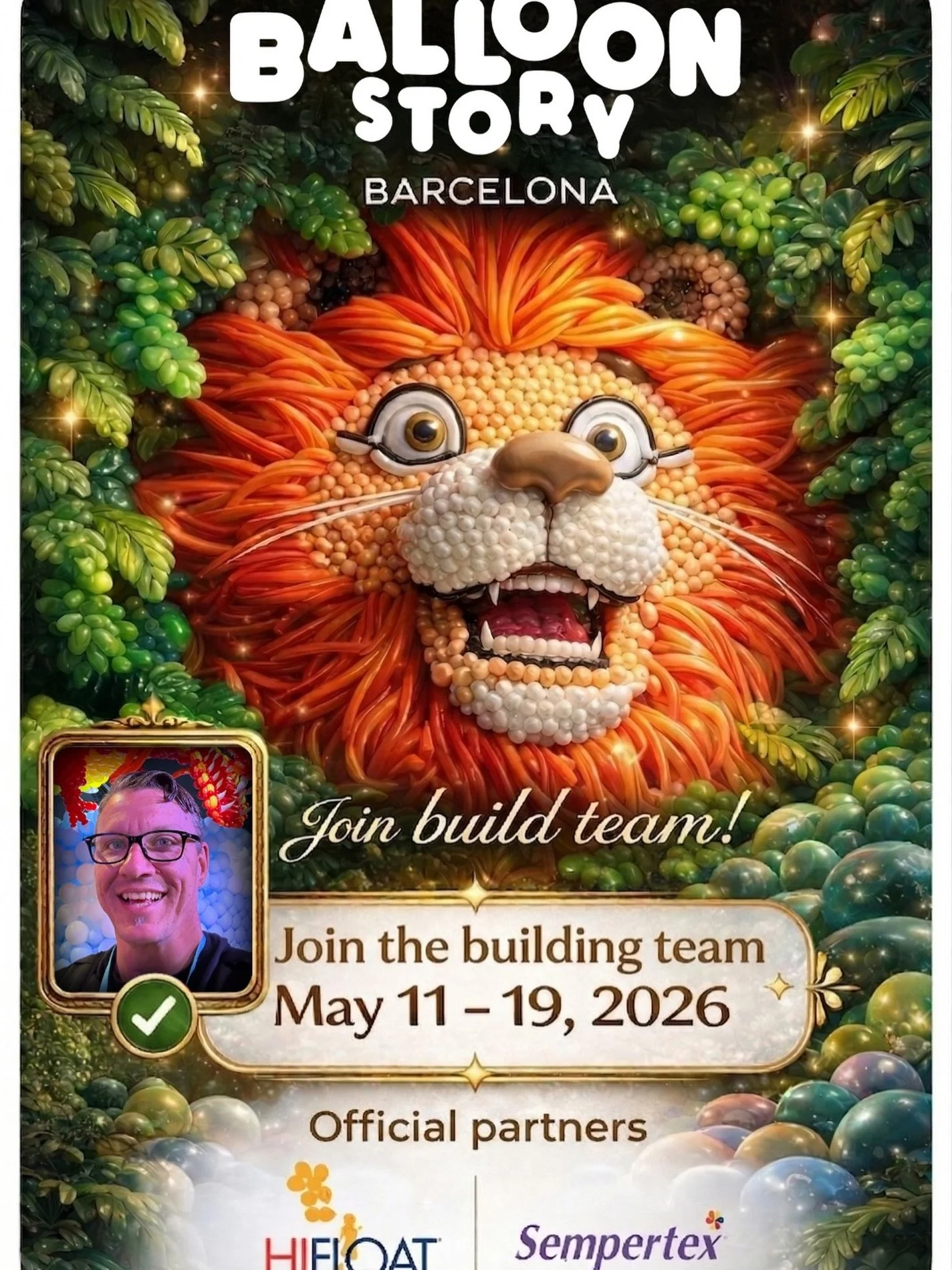 I&rsquo;m heading to Barcelona to help build a massive balloon experience&mdash;and it&rsquo;s going to be wild.

If you&rsquo;ve ever wanted to see how these builds really come together (or be part of one), this is your shot.

Long days, big ideas, 