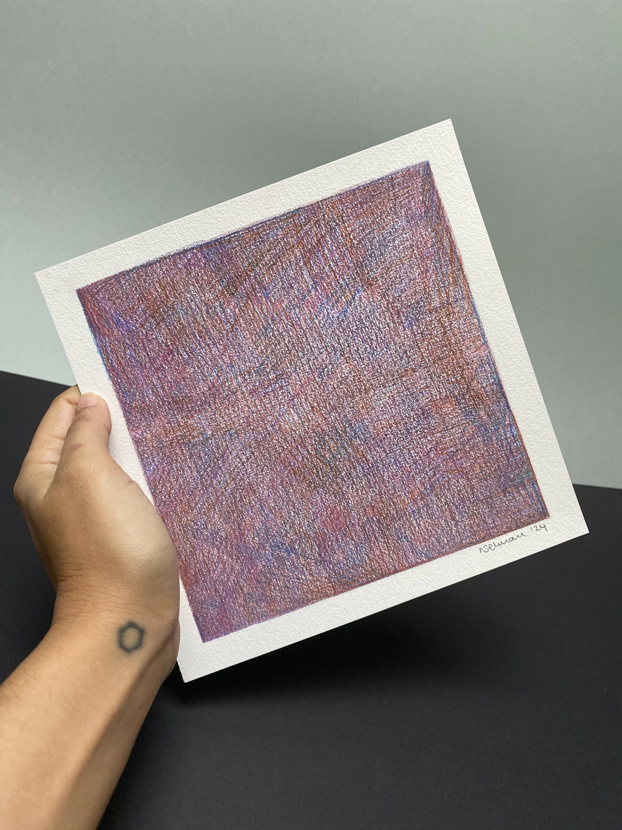 Dusty Pink, Purple, Light Blue, Pink & Orange