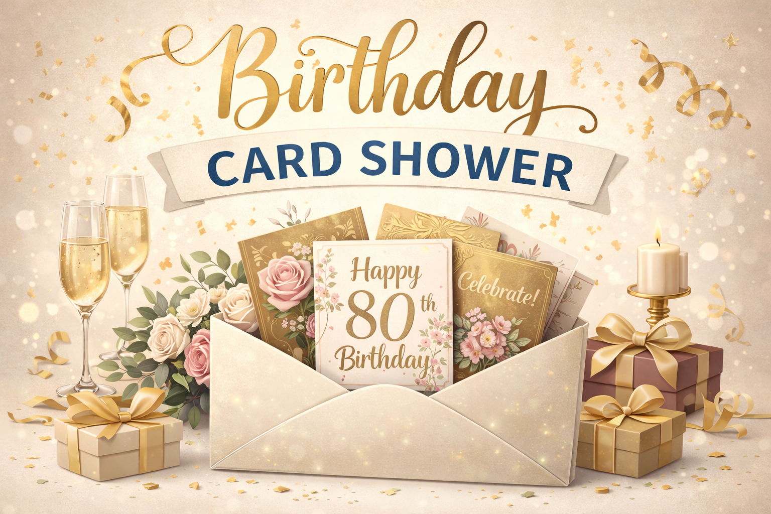 BIRTHDAY CARD SHOWER