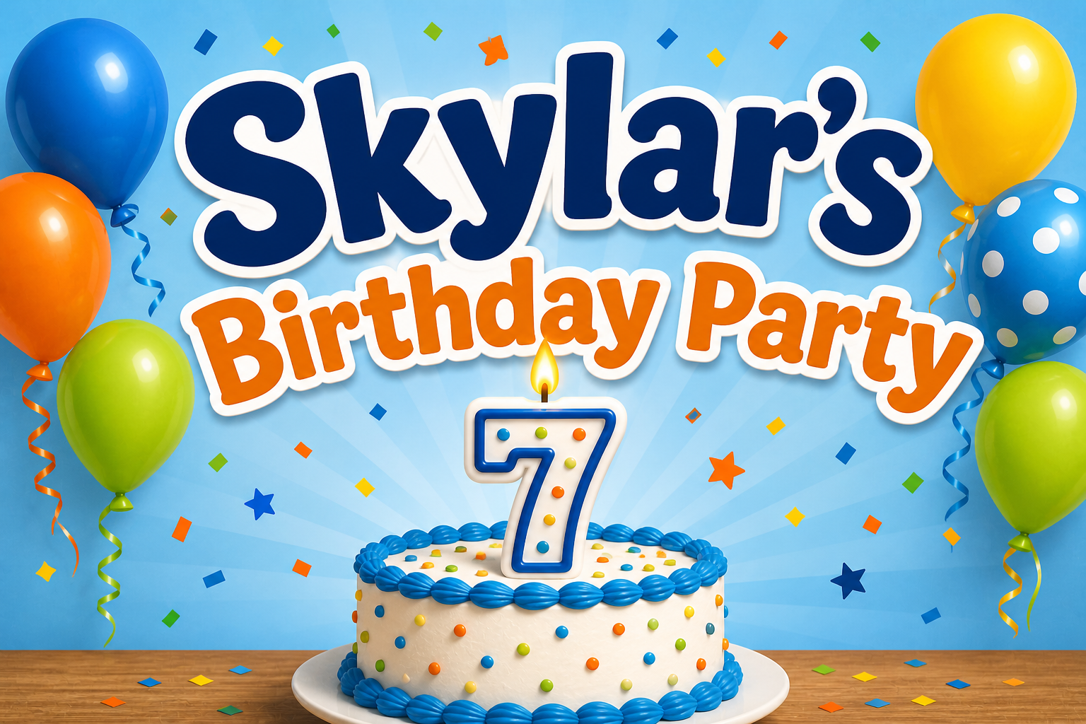 SKYLAR'S 7TH BIRTHDAY PARTY