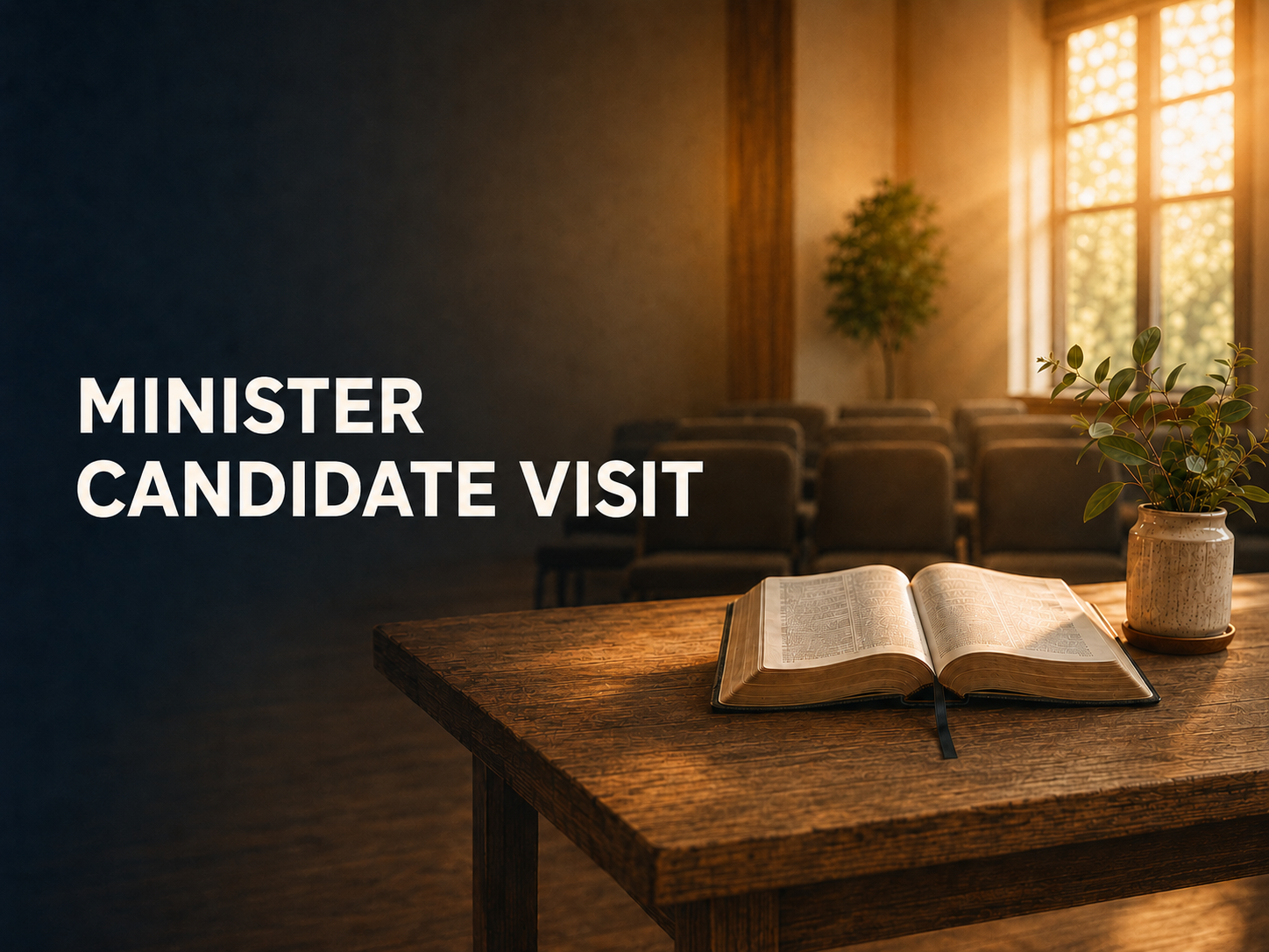 MINISTER CANDIDATE VISIT