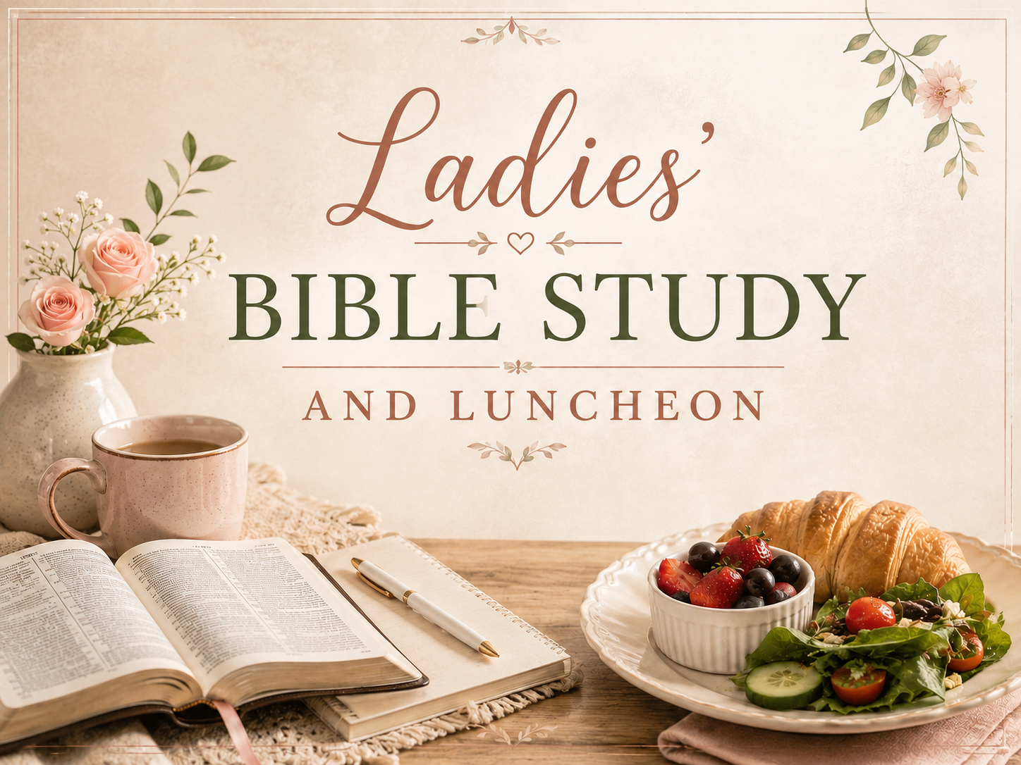 LADIES' BIBLE STUDY & LUNCHEON