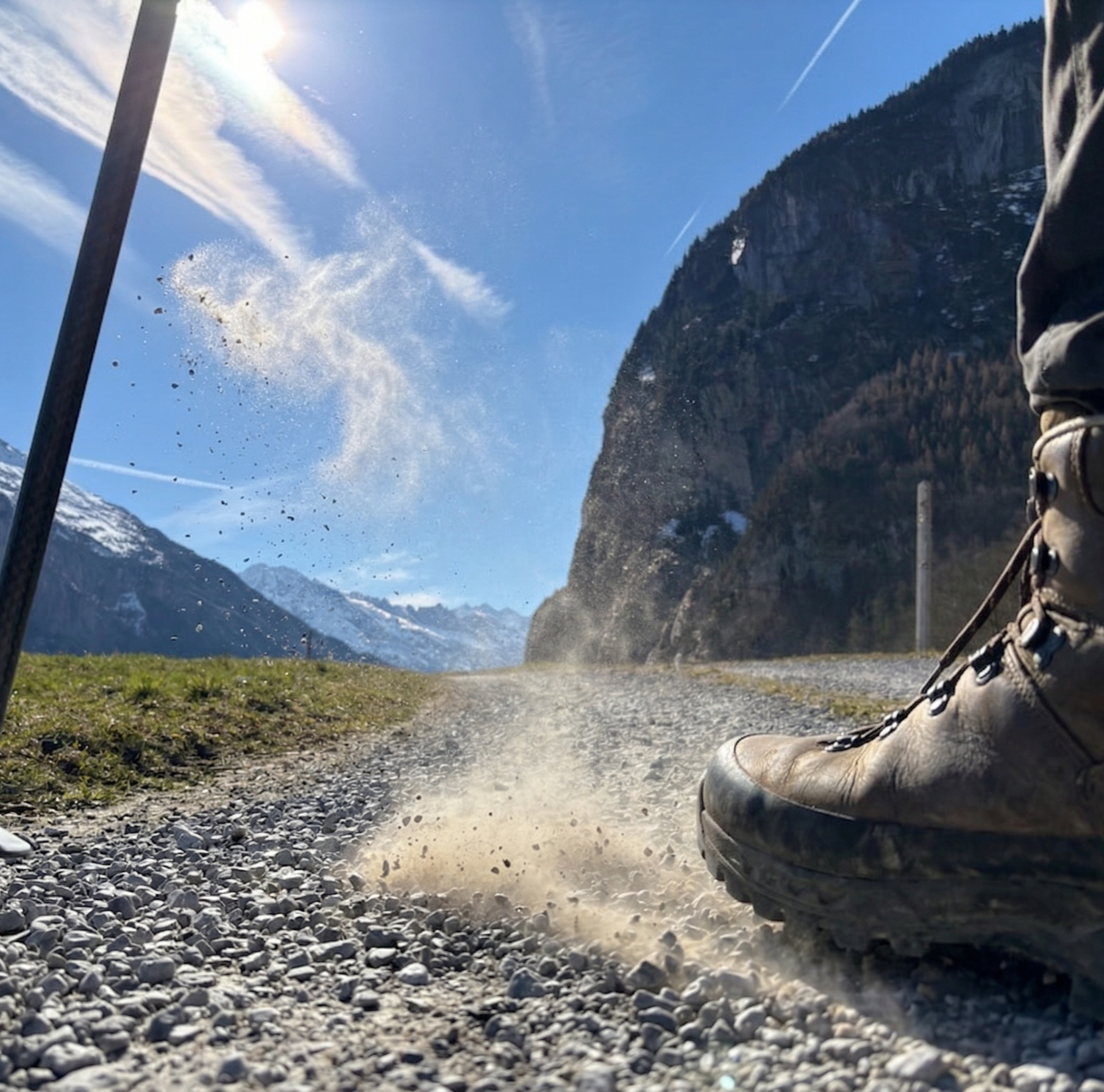 Zwischen Winterrest und Frühlingssonne
