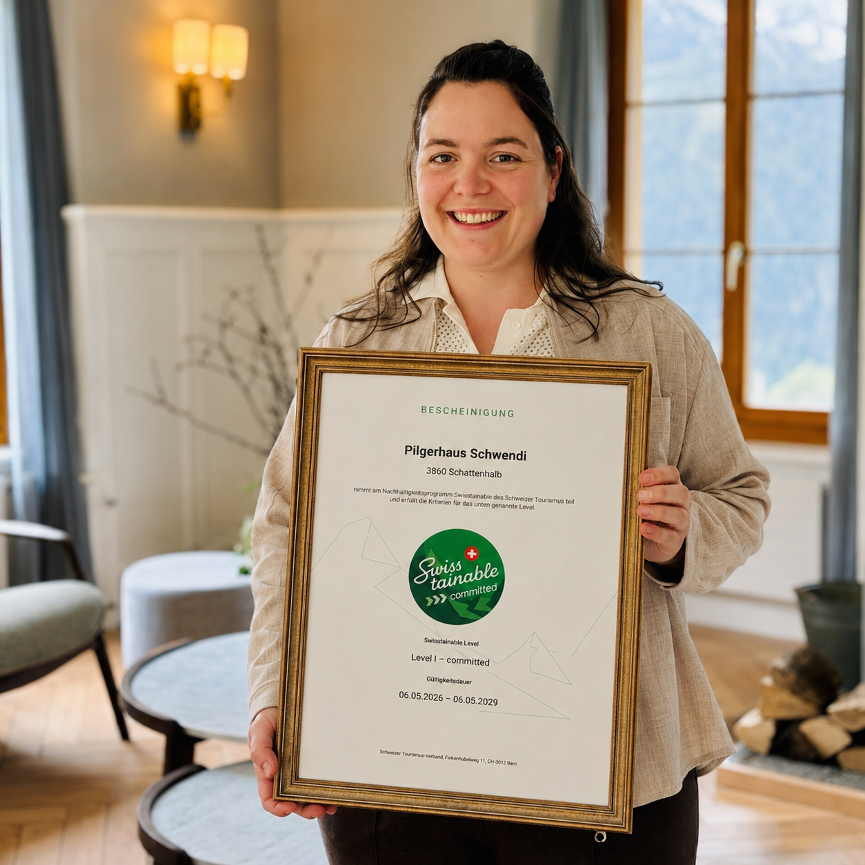 Swisstainable – ein Label fürs Pilgerhaus
