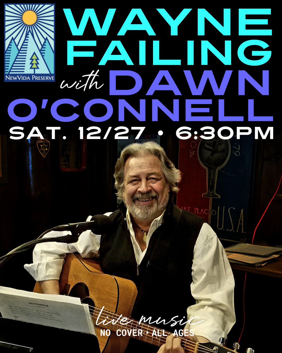 Live Music With Wayne Failing and Dawn O’Connell