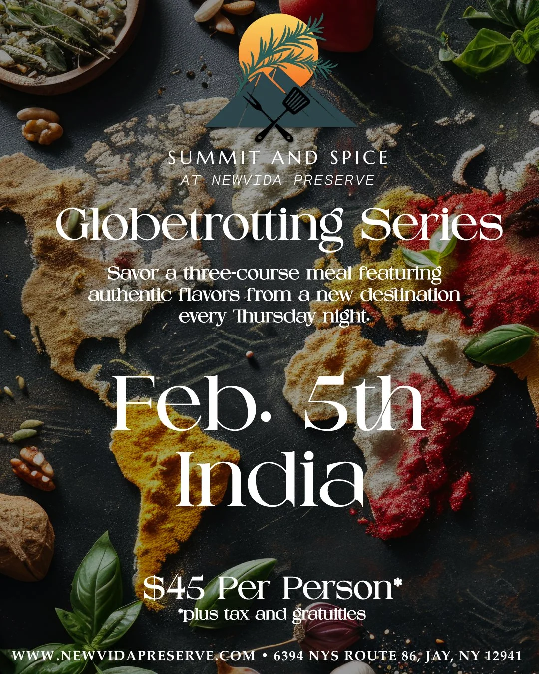 Globetrotting Dining Series - India