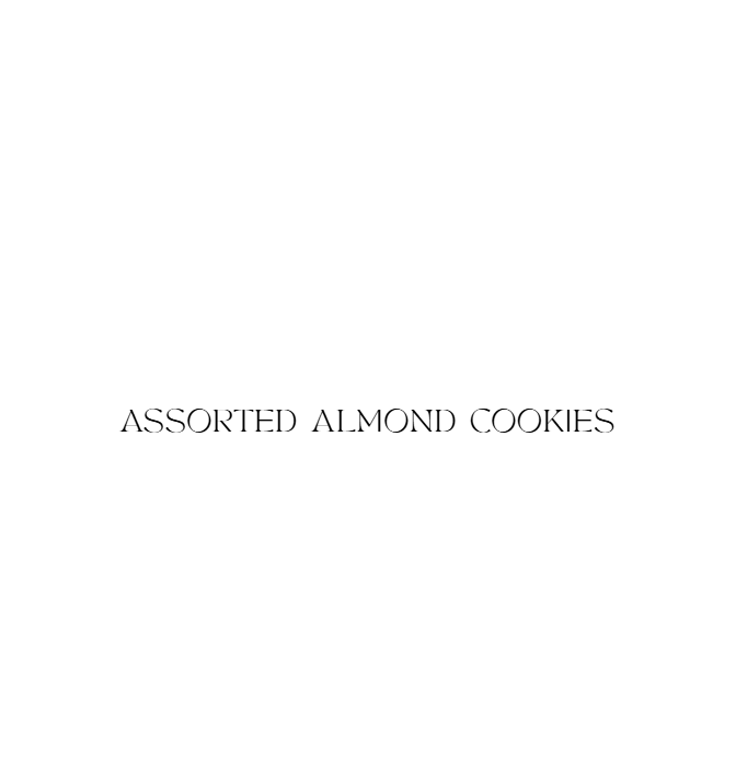 Assorted Almond Cookies