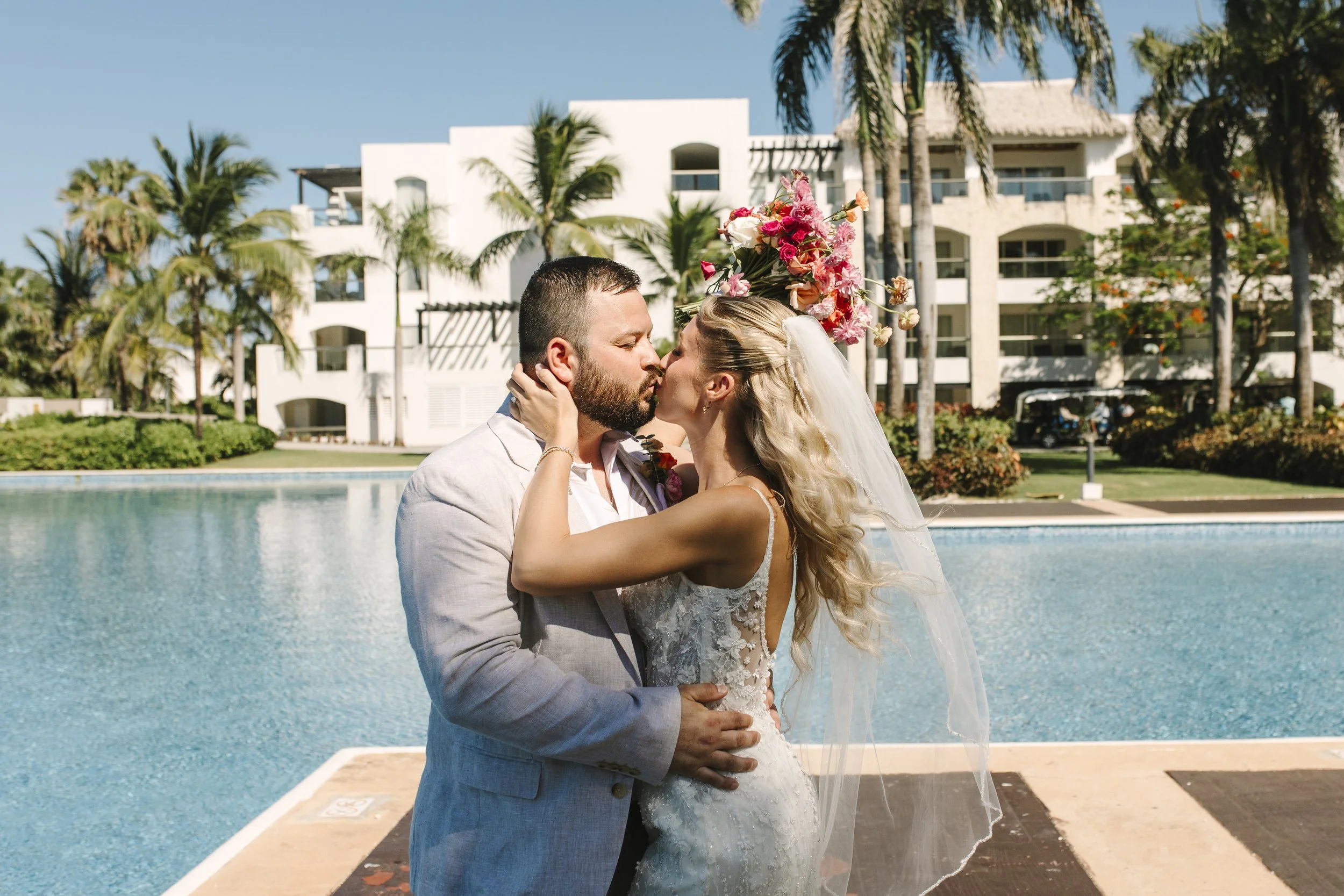 Allison &amp; Mitch | Drenched in Color Destination Wedding at Hard Rock Punta Cana