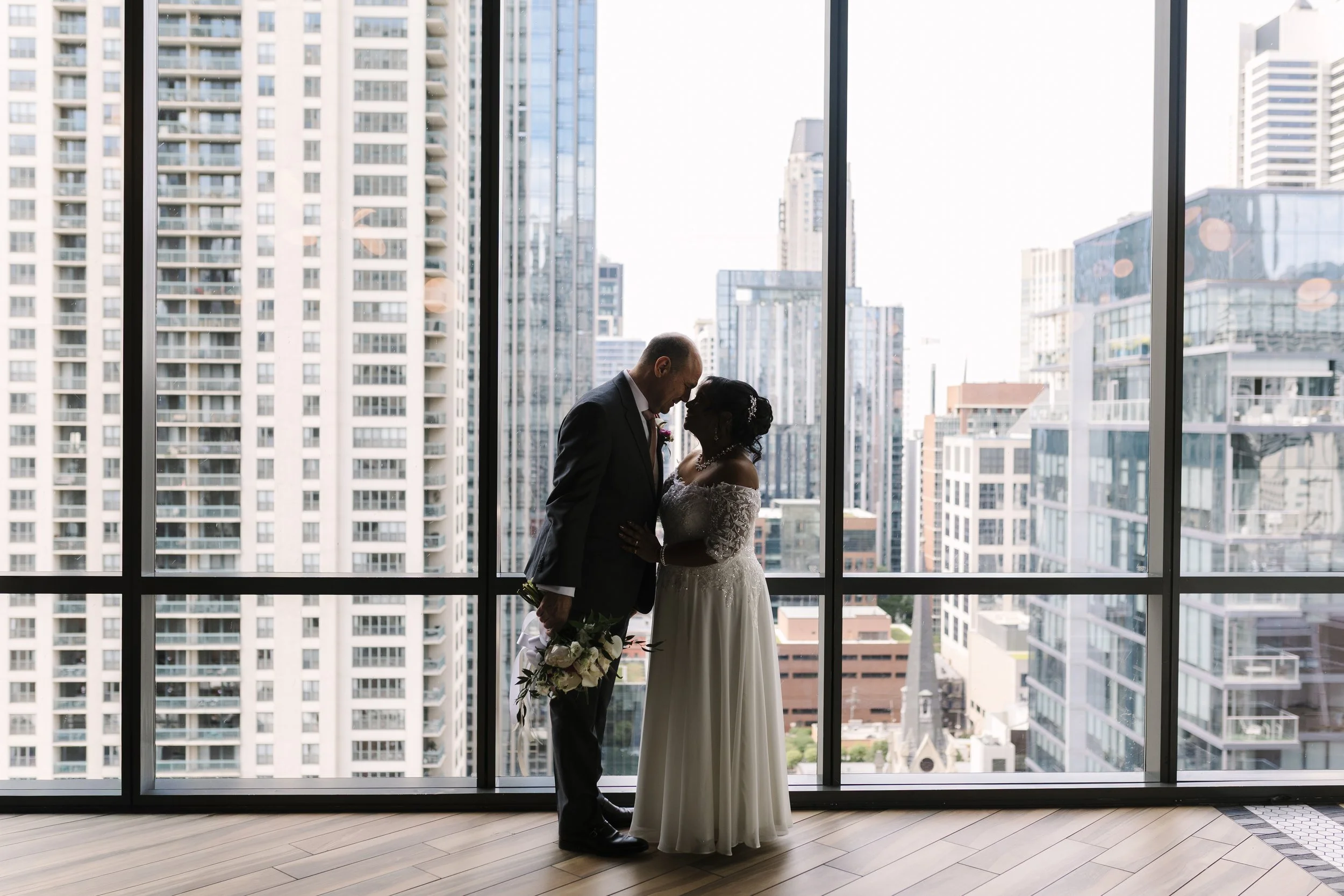 Anita &amp; Erick | A Magnificent Rooftop Micro-Wedding at Twenty Six Chicago