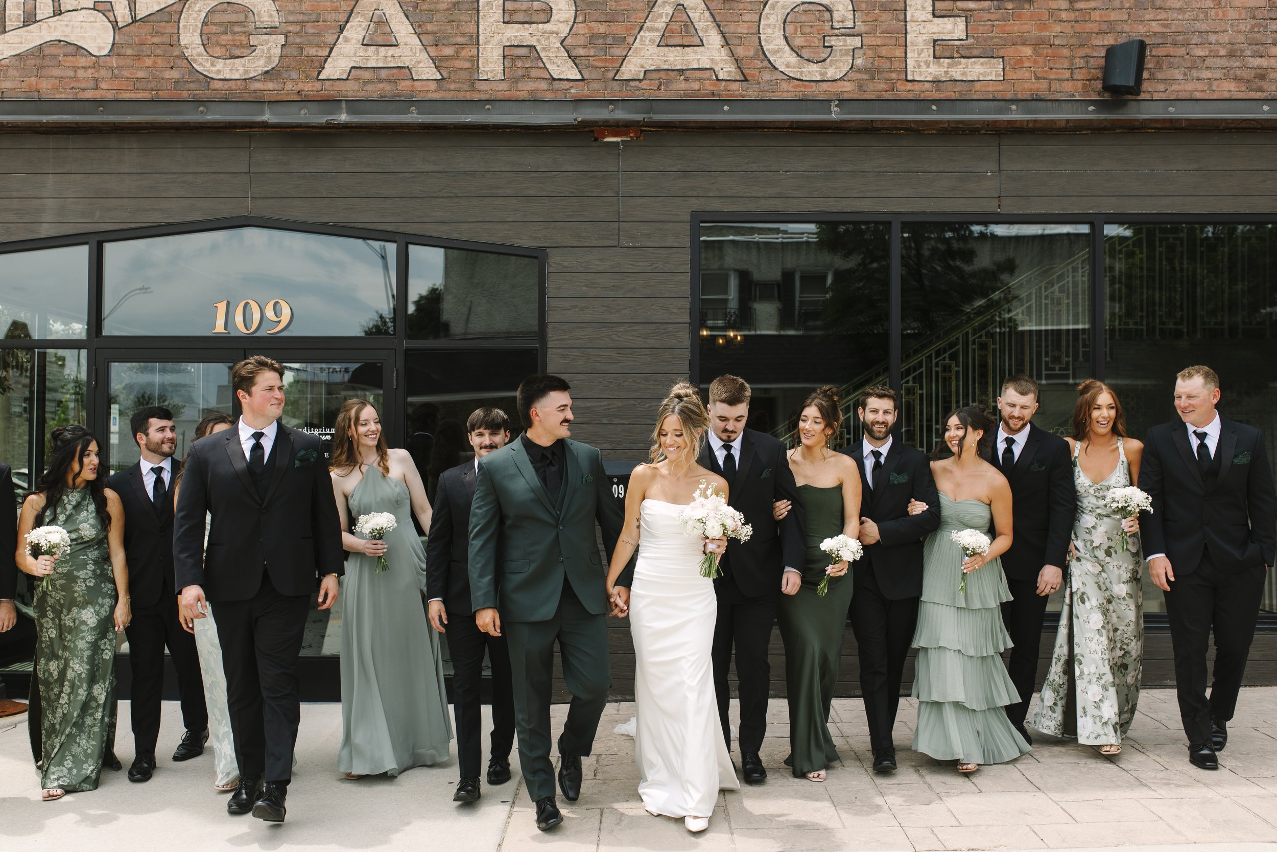 Madison &amp; Keegan | An Heirloom Wedding Wrapped in Emerald and Gold at Auditorium Ballroom