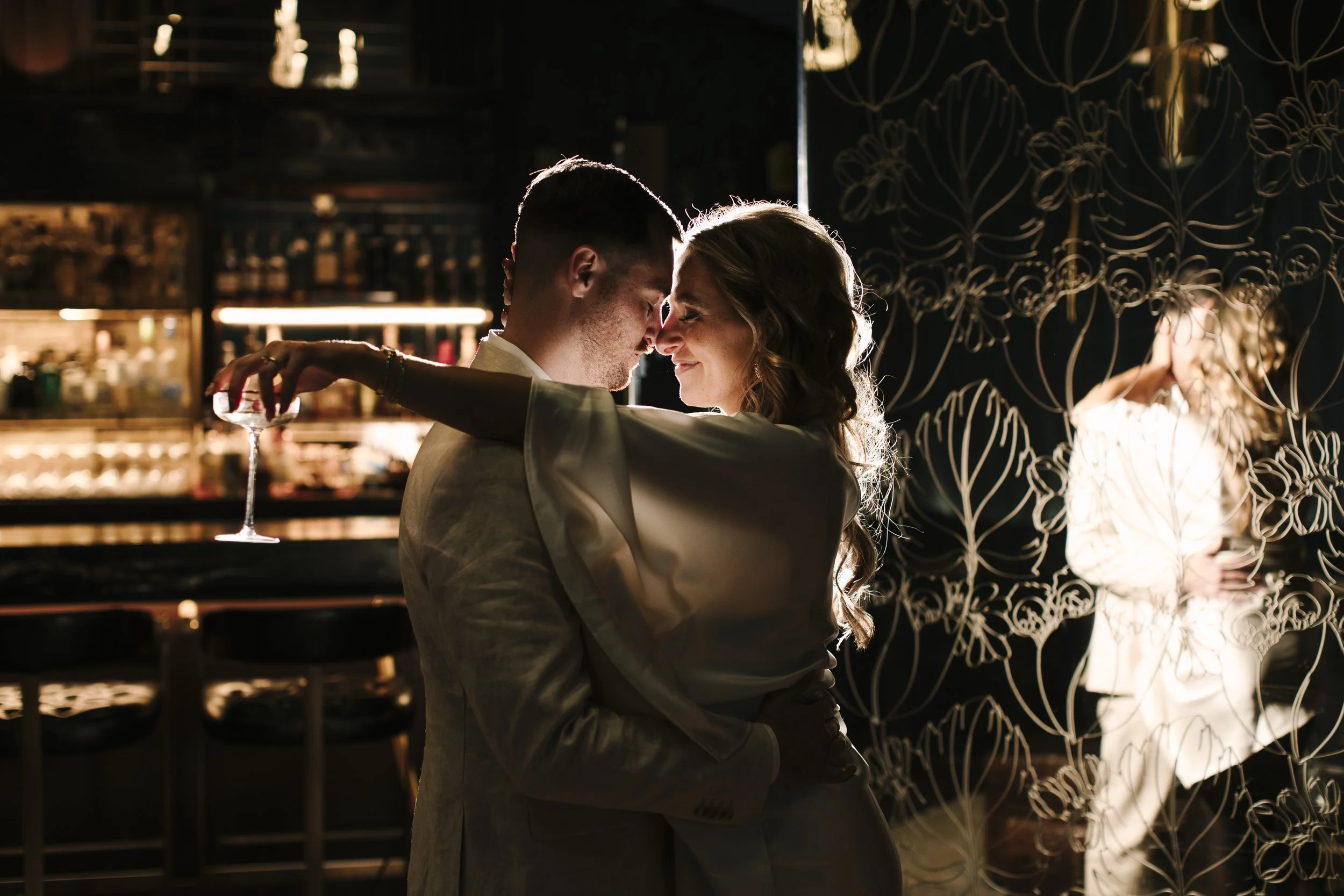 Nicole &amp; Kenny | An Engagement Session at The Pearl Club in Chicago