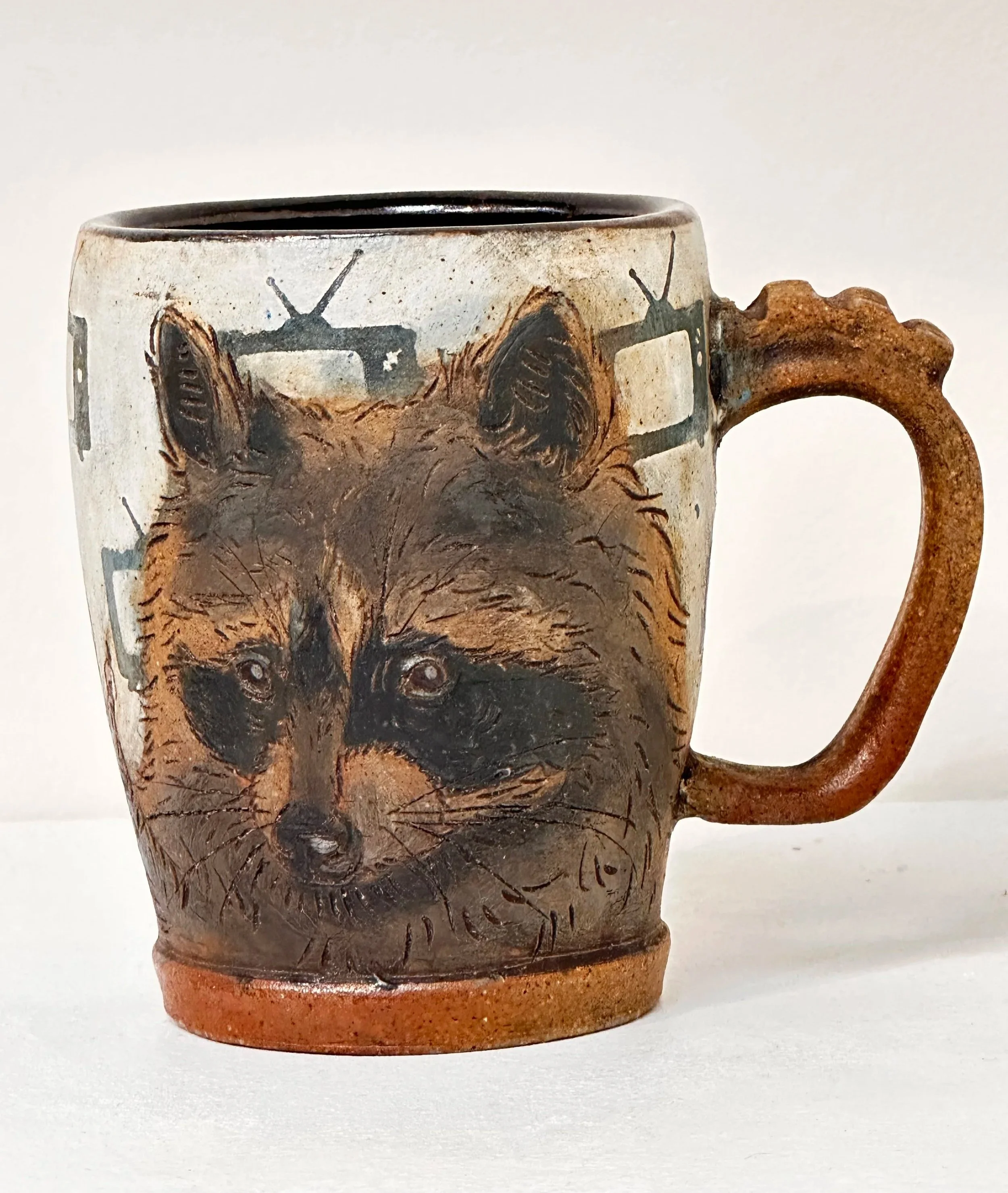 Racoon Mug, By Adam Miller