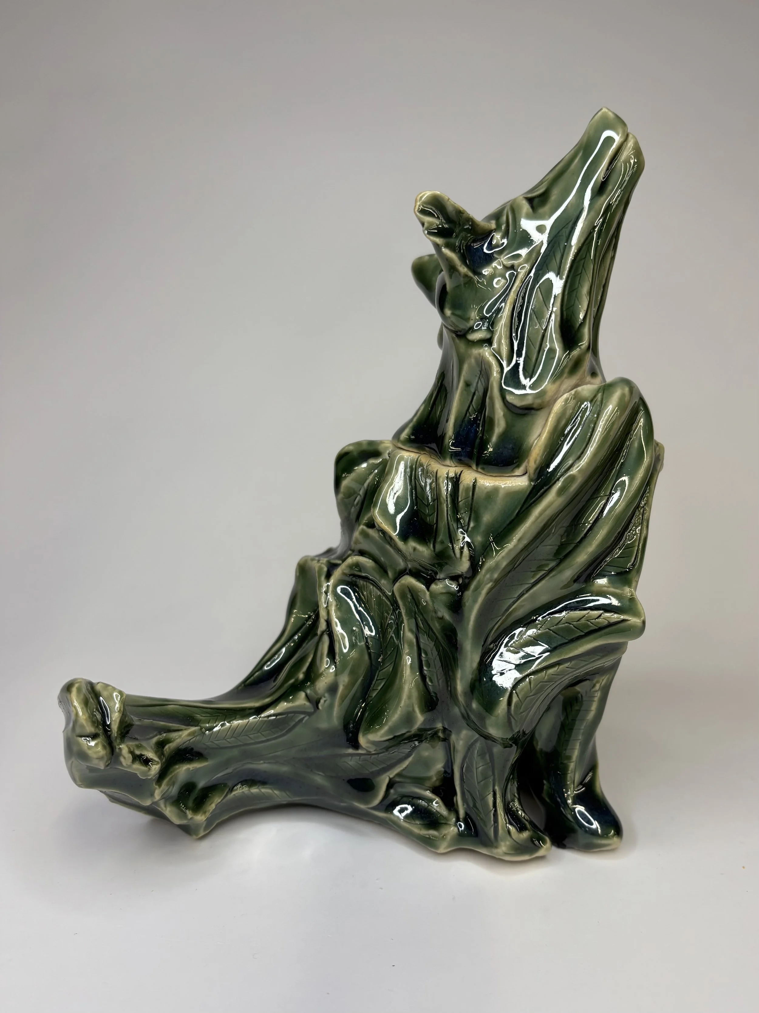 HEDGE WOLF JAR, BY MICHELLE SHANAHAN