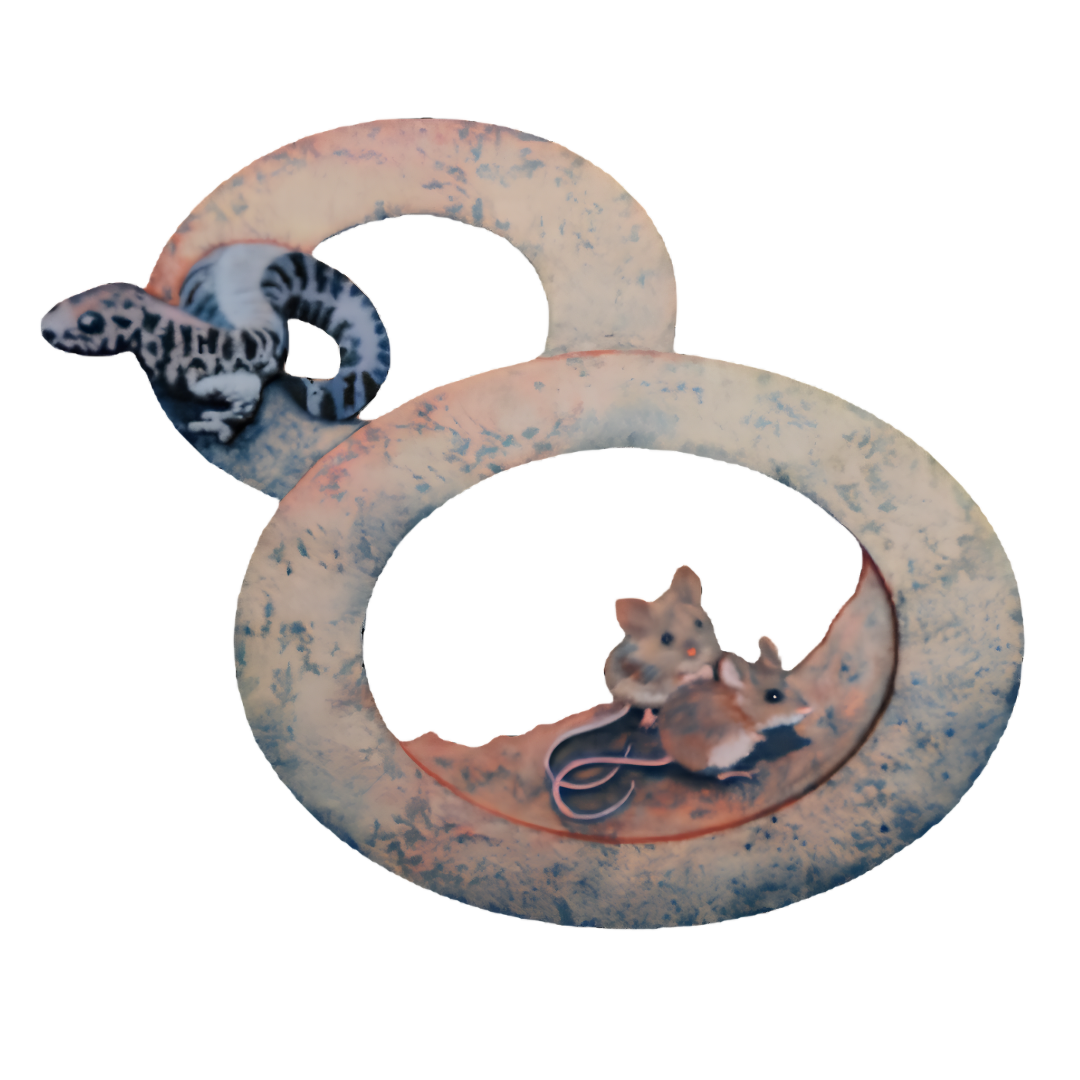 Salamander and Mice, By Lisa D. Watson