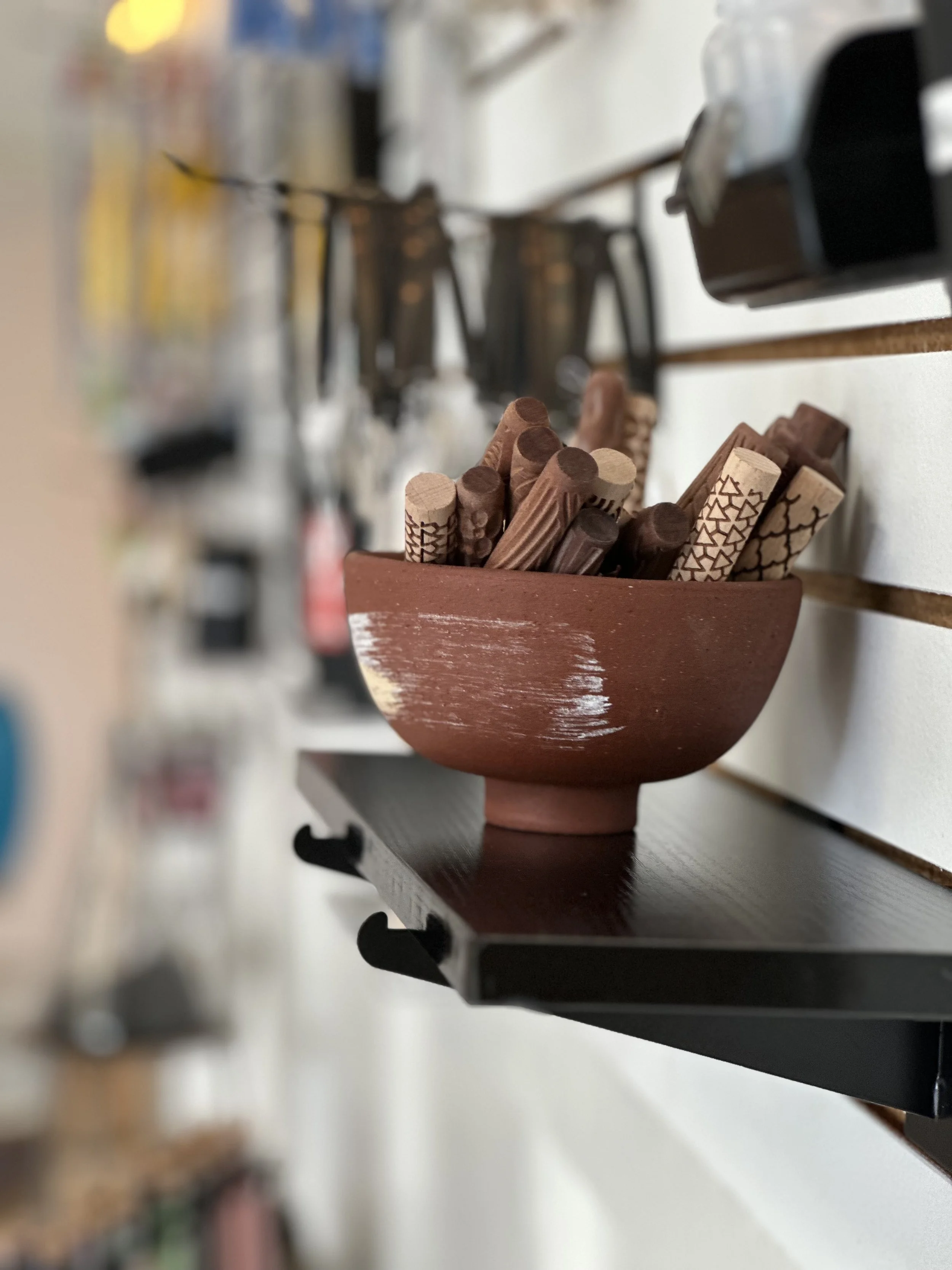 A Variety of Tools for Hand builders and the Potter's Wheel