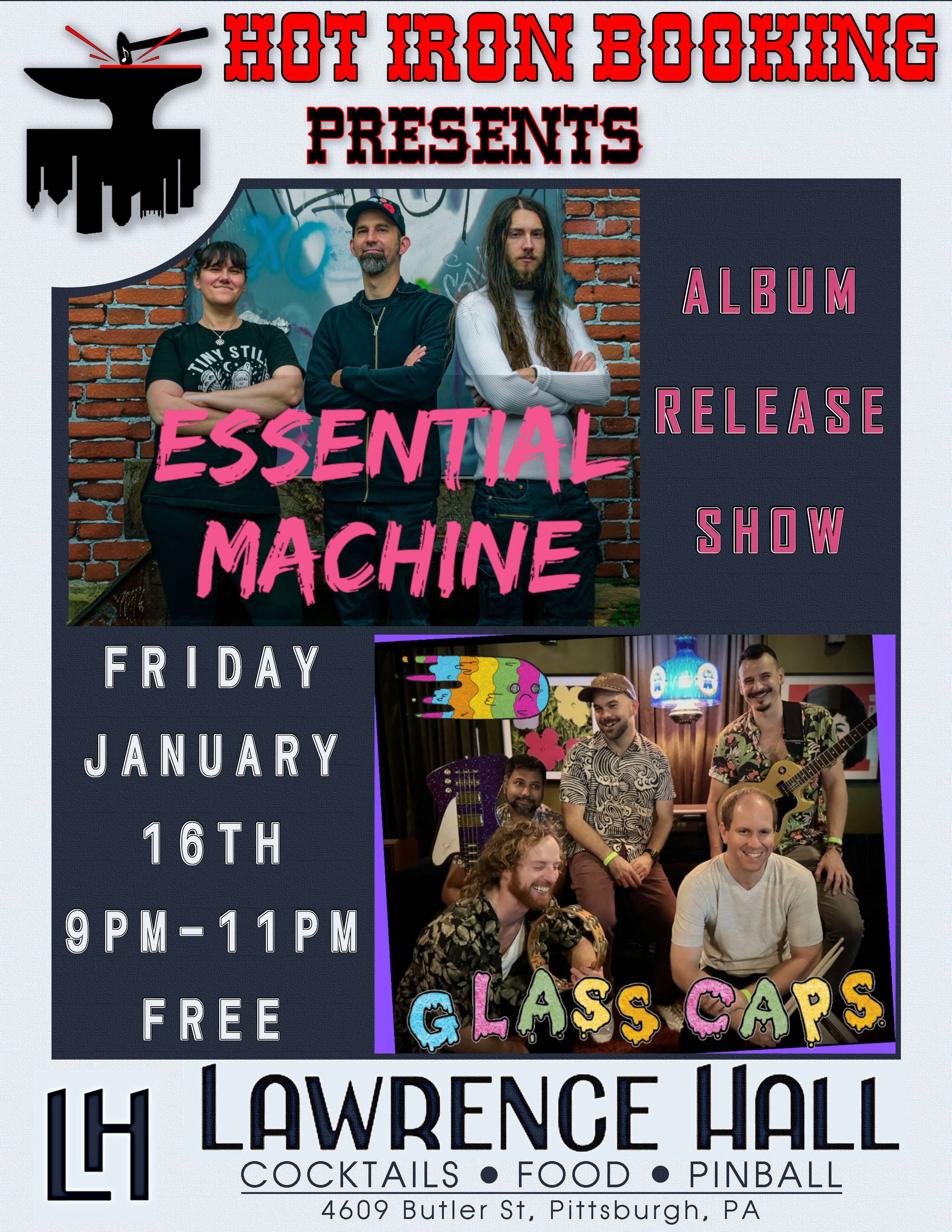 Hot Iron Booking: Essential Machine &amp; Glass Caps