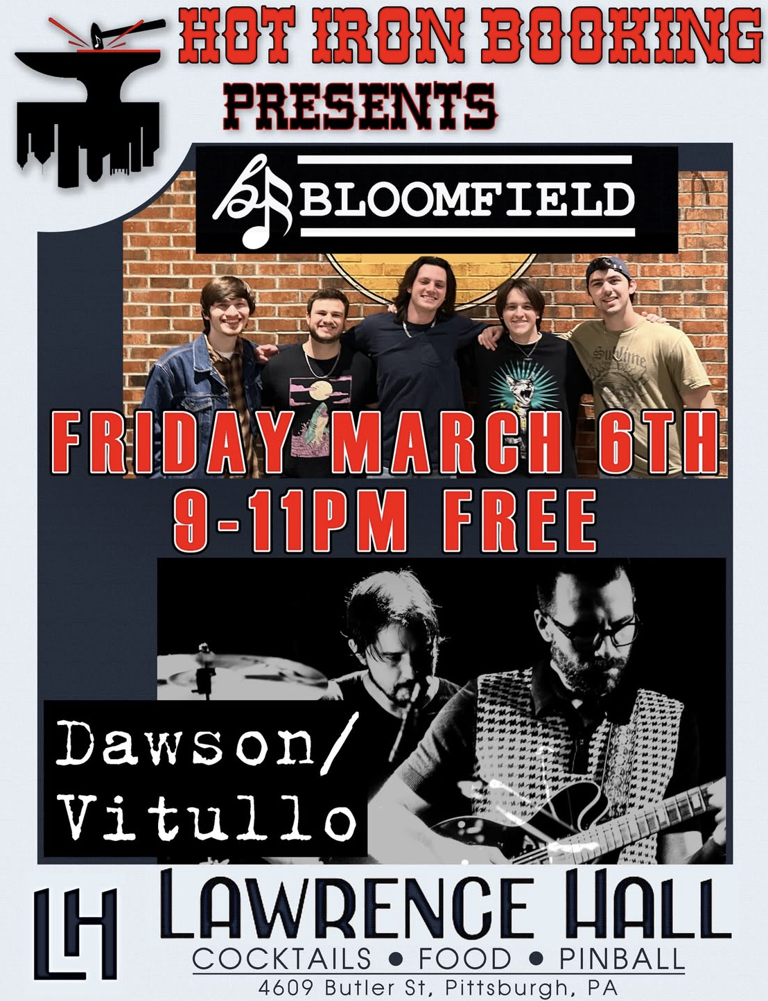 Hot Iron Booking: Bloomfield and Dawson/Vitullo