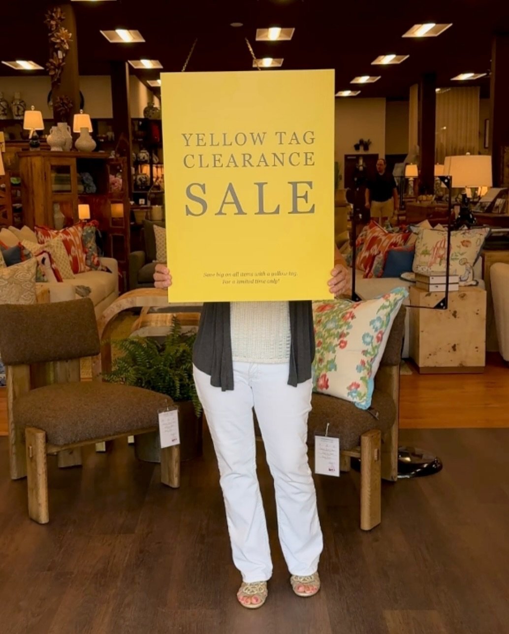 Did you miss the kickoff of our Yellow Tag Clearance Sale this weekend? Don&rsquo;t worry&mdash;there are still plenty of deals to find! (Swipe to see!) 

Save up to 70% on all furniture, accessories and case goods with a YELLOW TAG, now through June