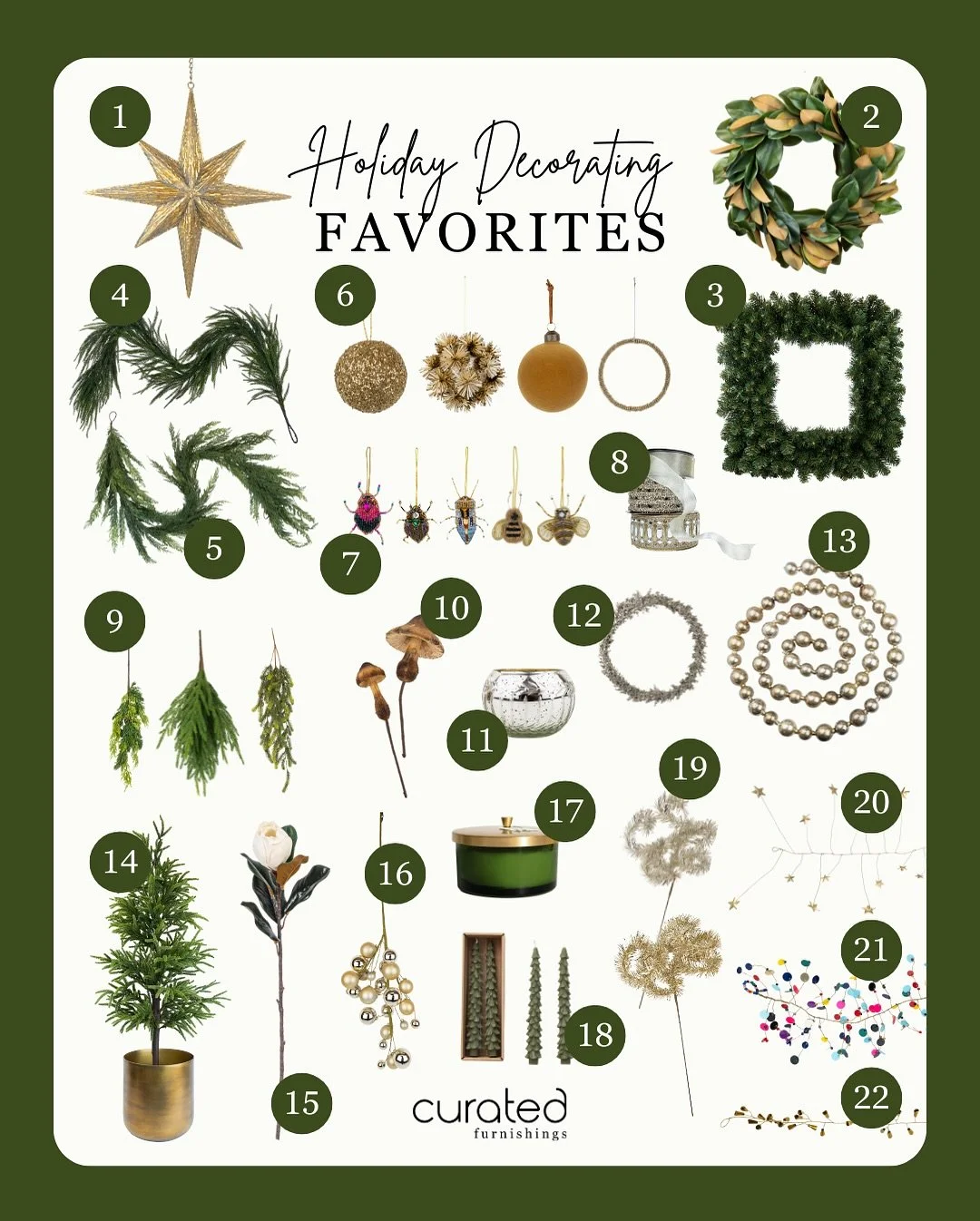 Our 2025 Holiday Collection has arrived, and it&rsquo;s our best one yet! From lush greenery and sparkling ornaments to candles, ribbons, and festive accents, we&rsquo;ve gathered our holiday decorating favorites to make it easy for you to bring the 