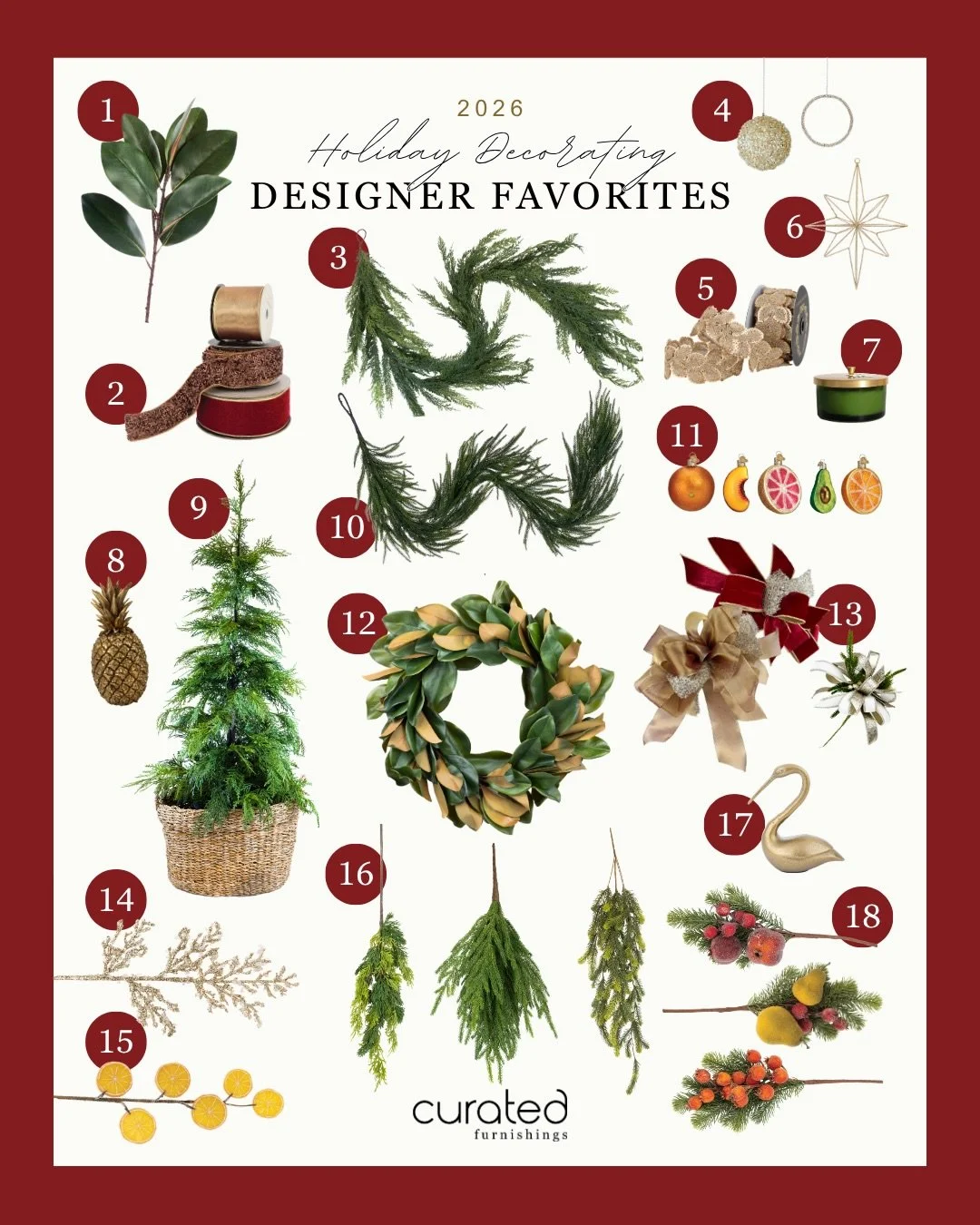 Our 2026 Holiday Collection has arrived, and it&rsquo;s our best one yet! From lush greenery and sparkling ornaments to candles, ribbons, and festive accents, we&rsquo;ve gathered our Design Consultants&rsquo; holiday decorating favorites to make it 