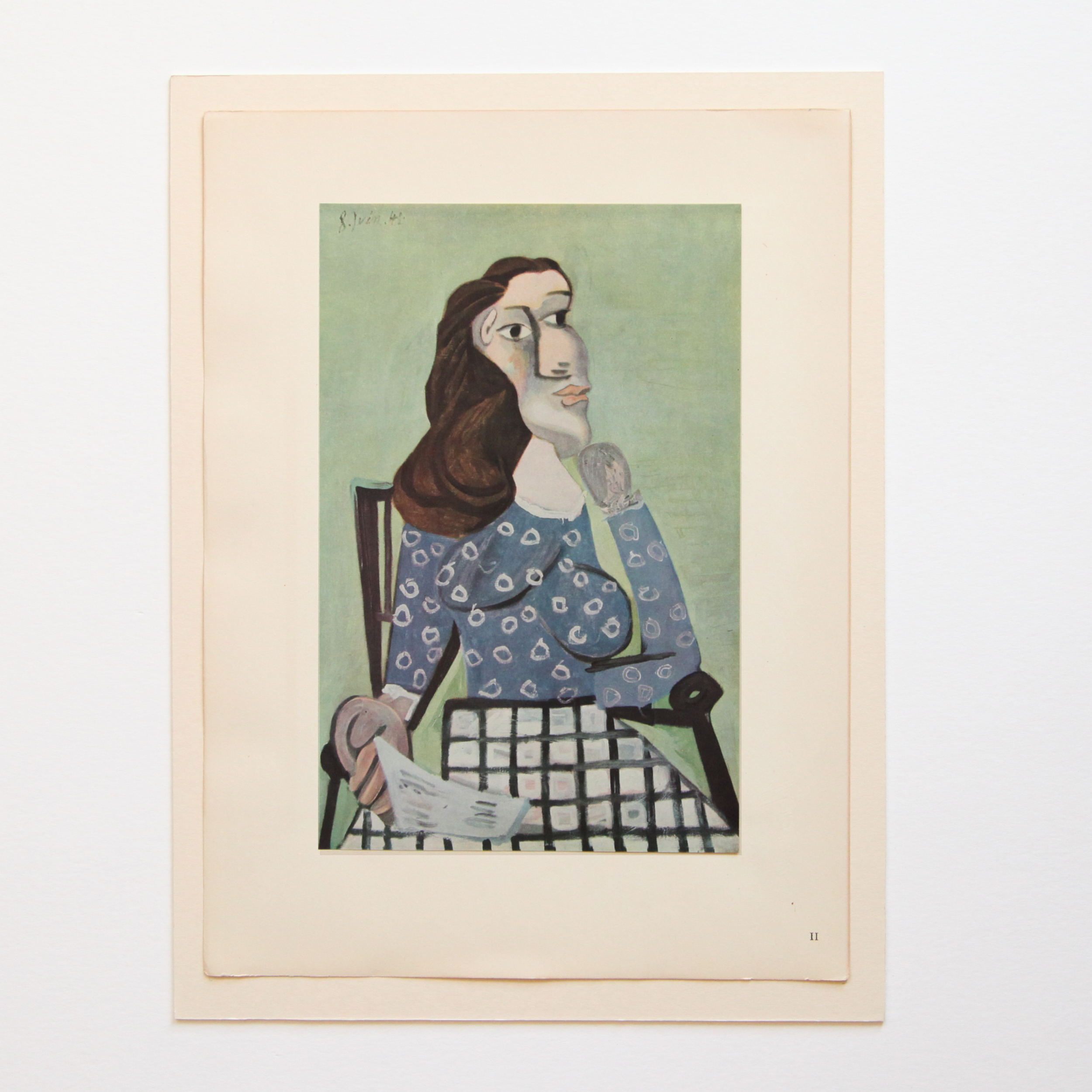 12. Femme au Corsage Bleu, 1941