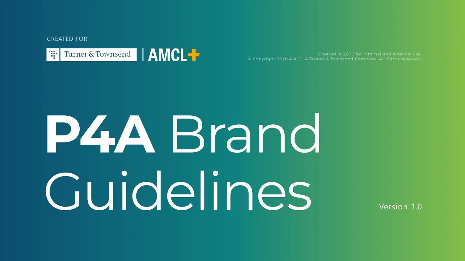 P4A brand guidelines cover