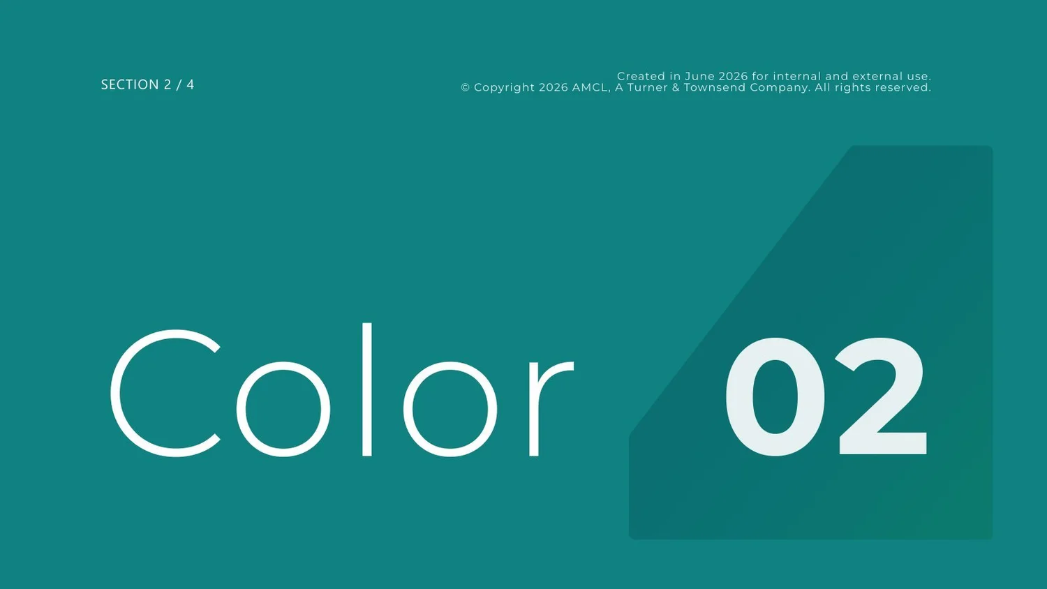 Section divider: Color