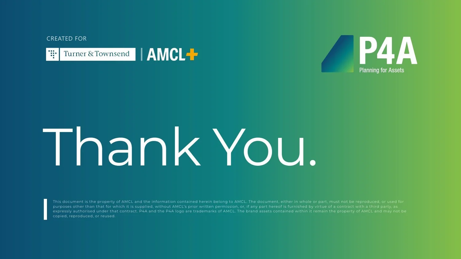 Closing slide