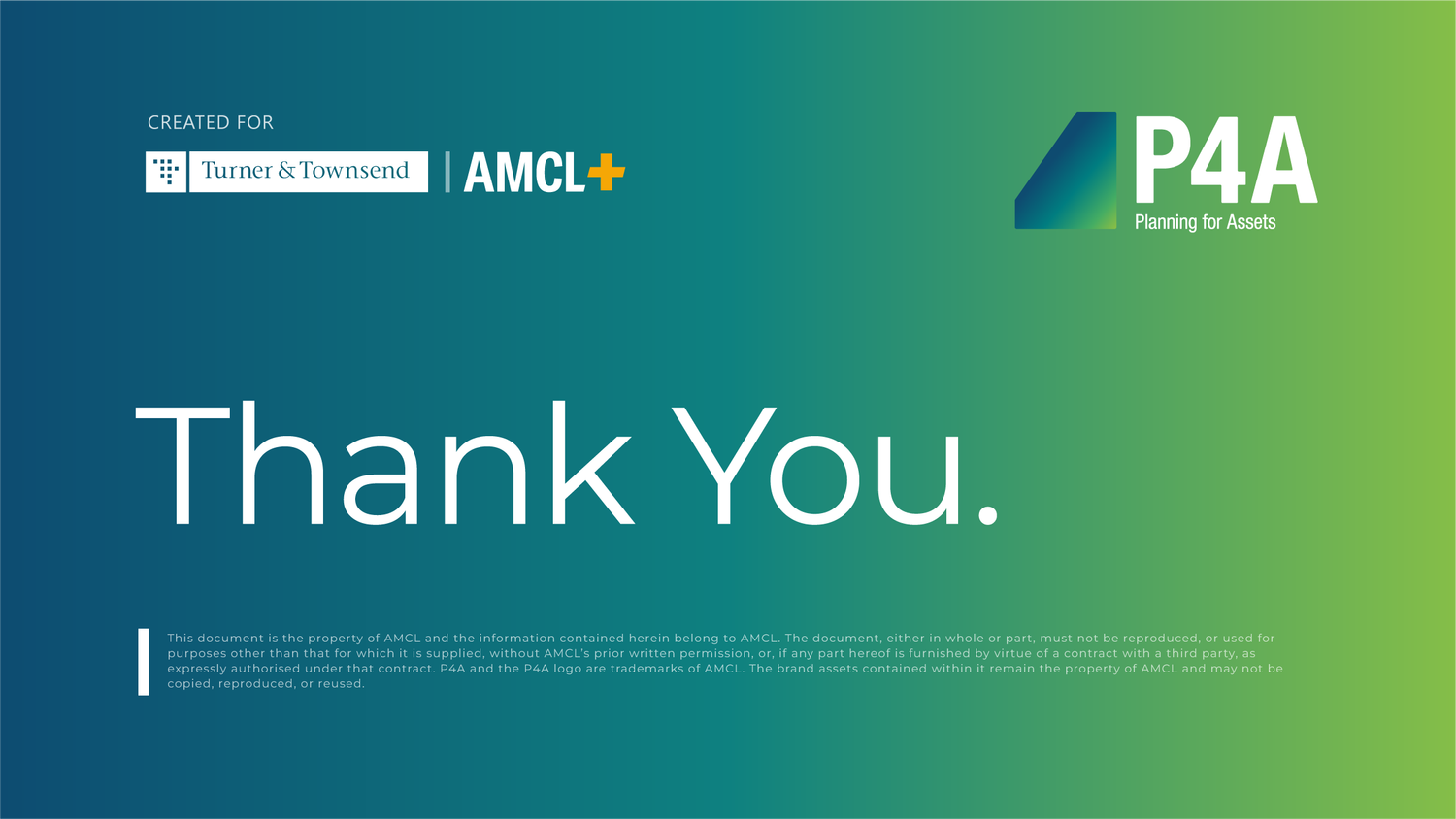 Closing slide