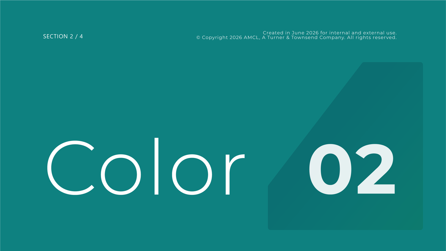 Section divider: Color