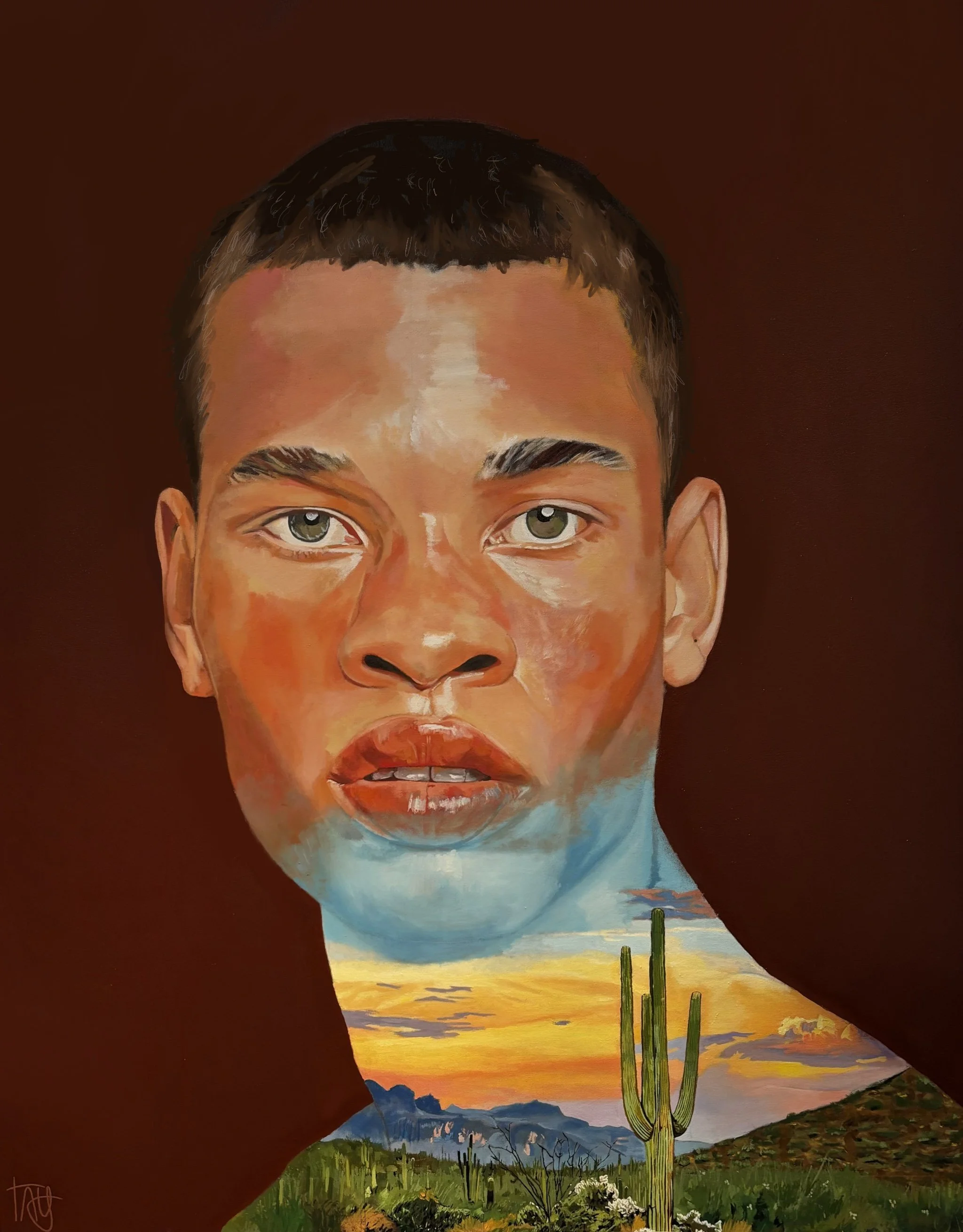 The Wilderness Wanderings. 48in x 60in. Oil on linen