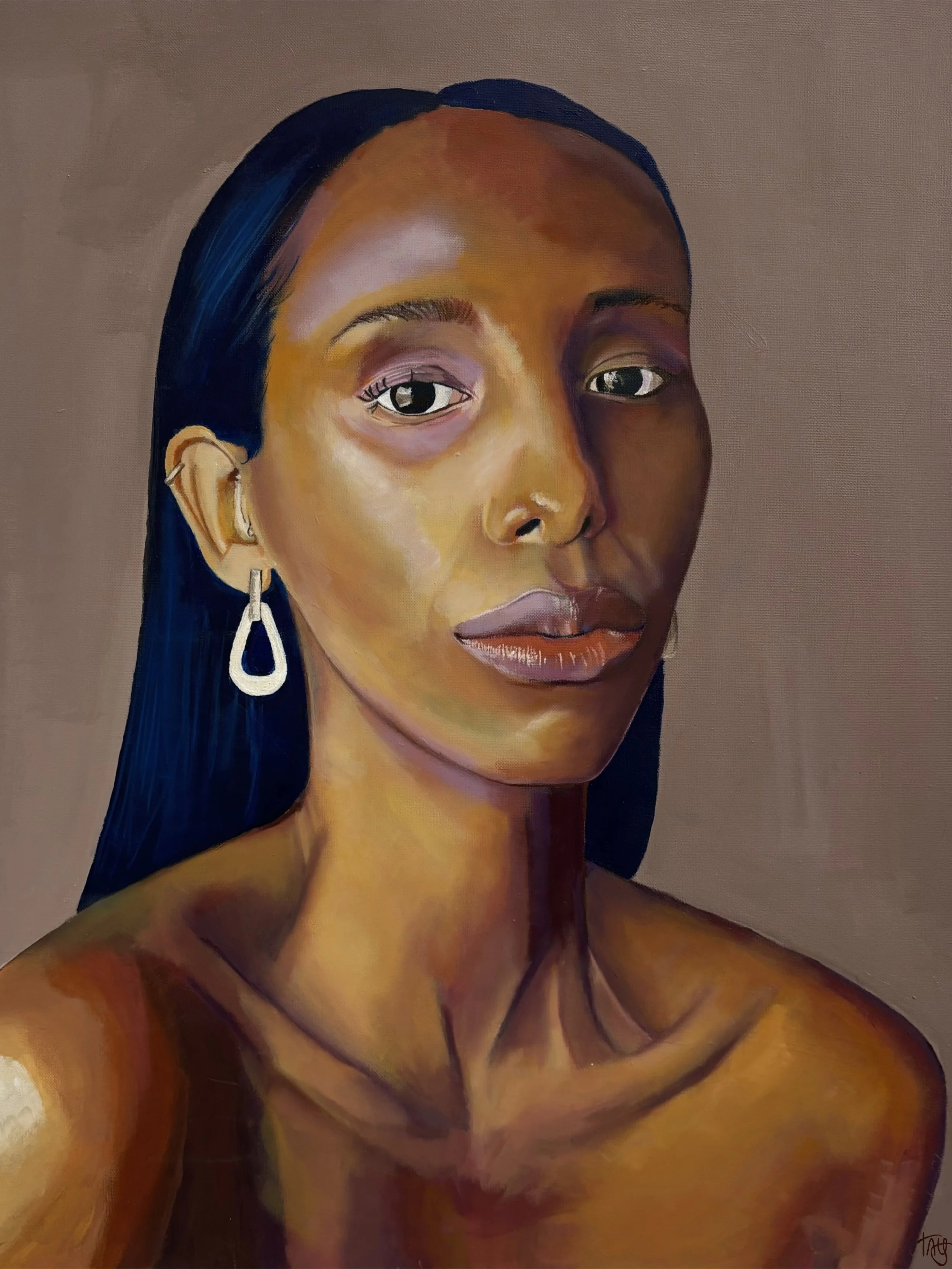 Mona Leesa. 24in x 30in. Oil on canvas (Original Sold)