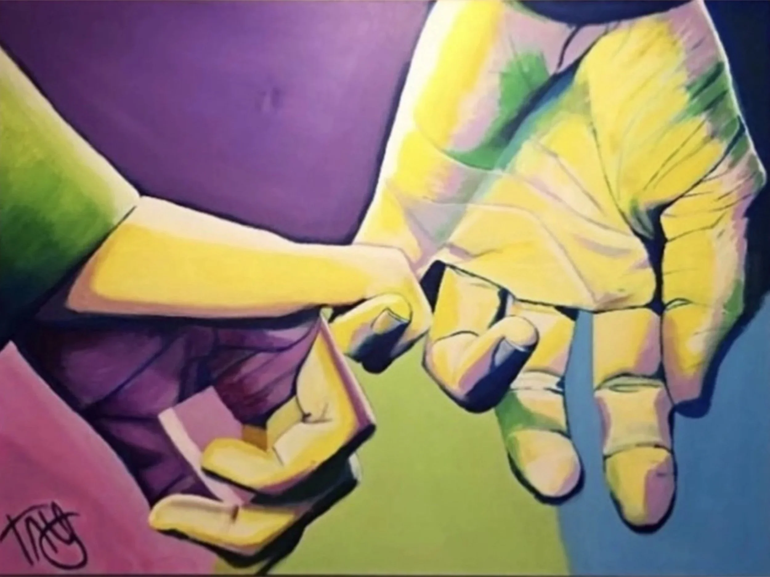 The Little Things. 36in x 48in. Acrylic on canvas (Original Sold)