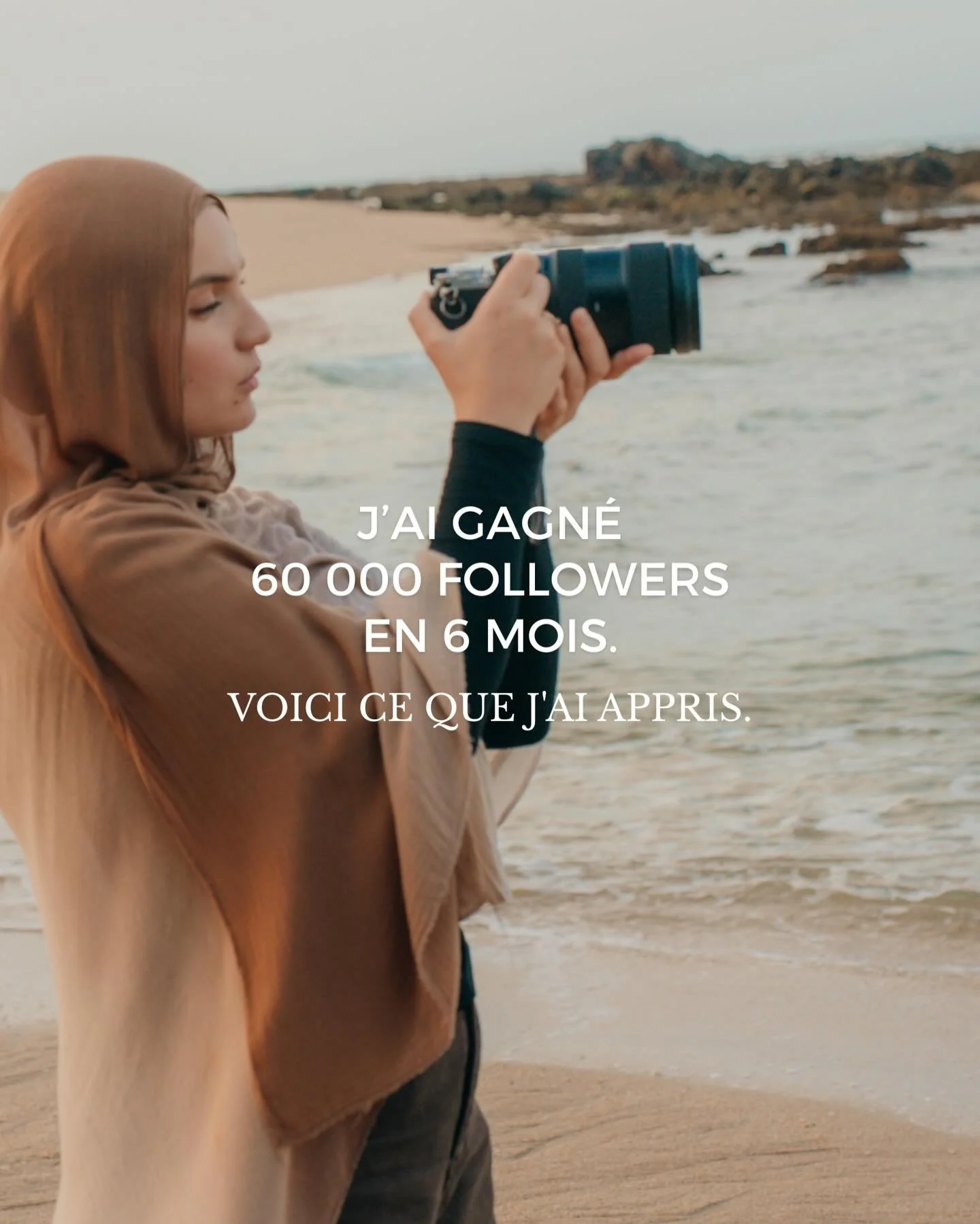 Je n&rsquo;ai jamais voulu &ecirc;tre &laquo;&nbsp;influenceuse&nbsp;&raquo;. Je voulais &ecirc;tre libre.

Et pourtant, ces 6 derniers mois, 60 000 personnes ont rejoint ce voyage. Sans que je n&rsquo;aie jamais eu &agrave; crier, &agrave; pointer d