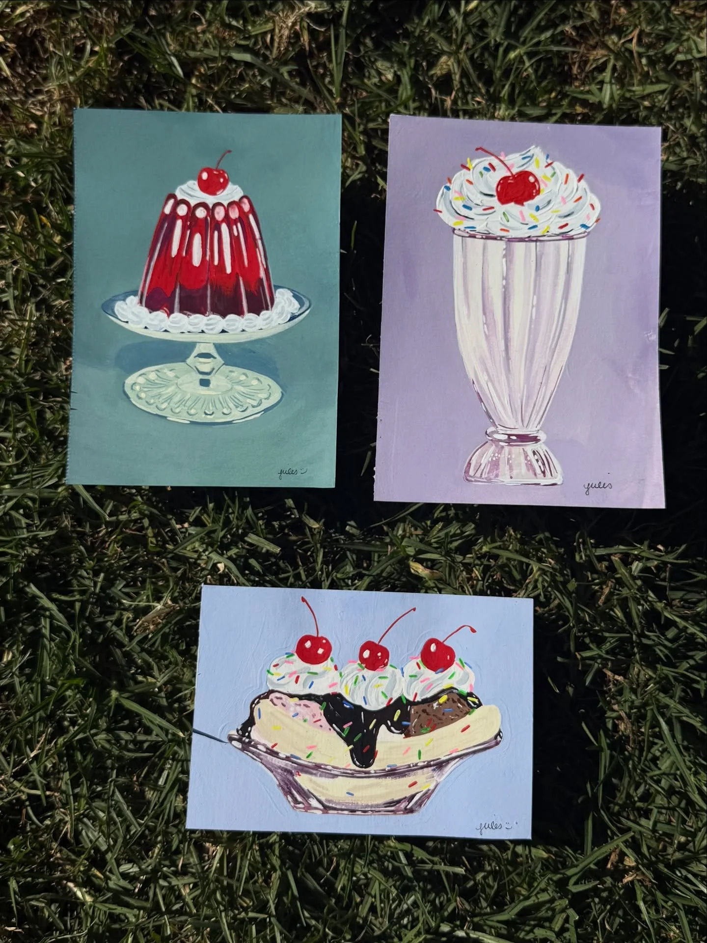 Assorted sweets (am I obsessed with cherries and didn&rsquo;t even know it?) for upcoming @renegadecraft! In 1.5 short weeks!!