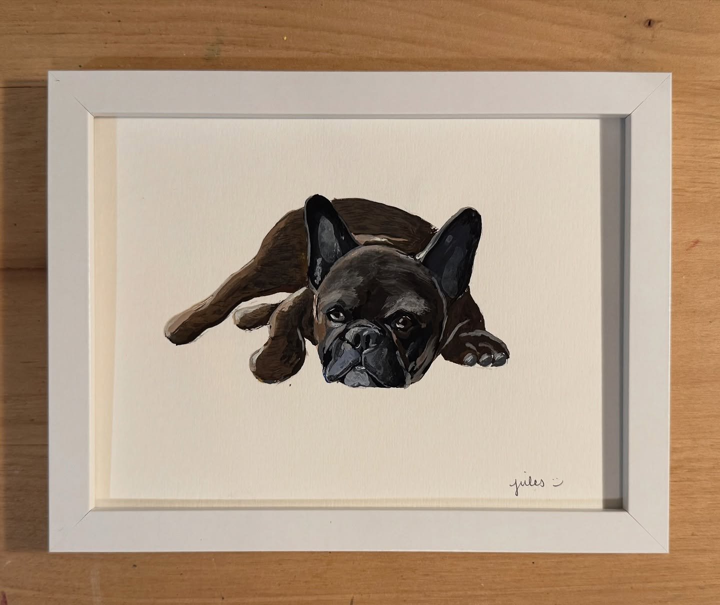 A sweet simple in memoriam 🕊️ which makes me want to make more sweet simple paintings!!